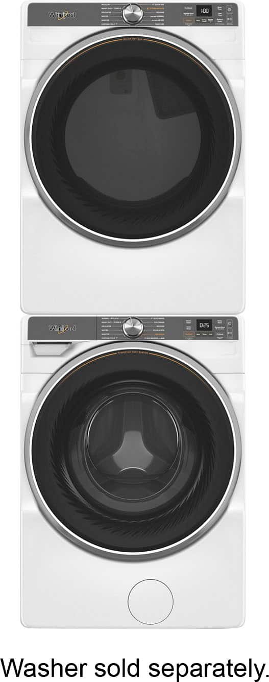 The text on the image reads "Washer sold separately."