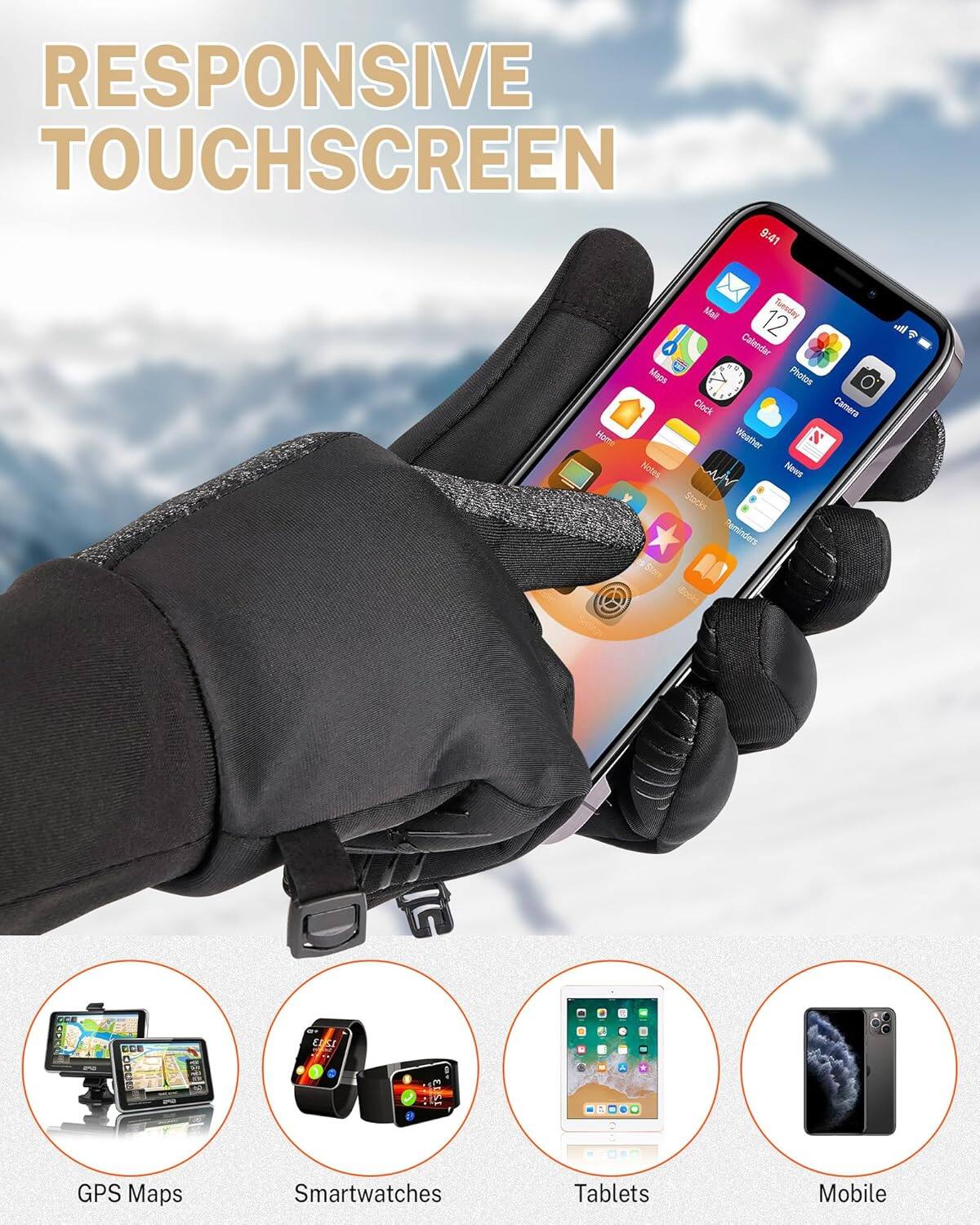 RESPONSIVE TOUCHSCREEN

9:41

Mail Calendar Photos Clock Camera Weather Notes News Stocks

GPS Maps Smartwatches Tablets Mobile