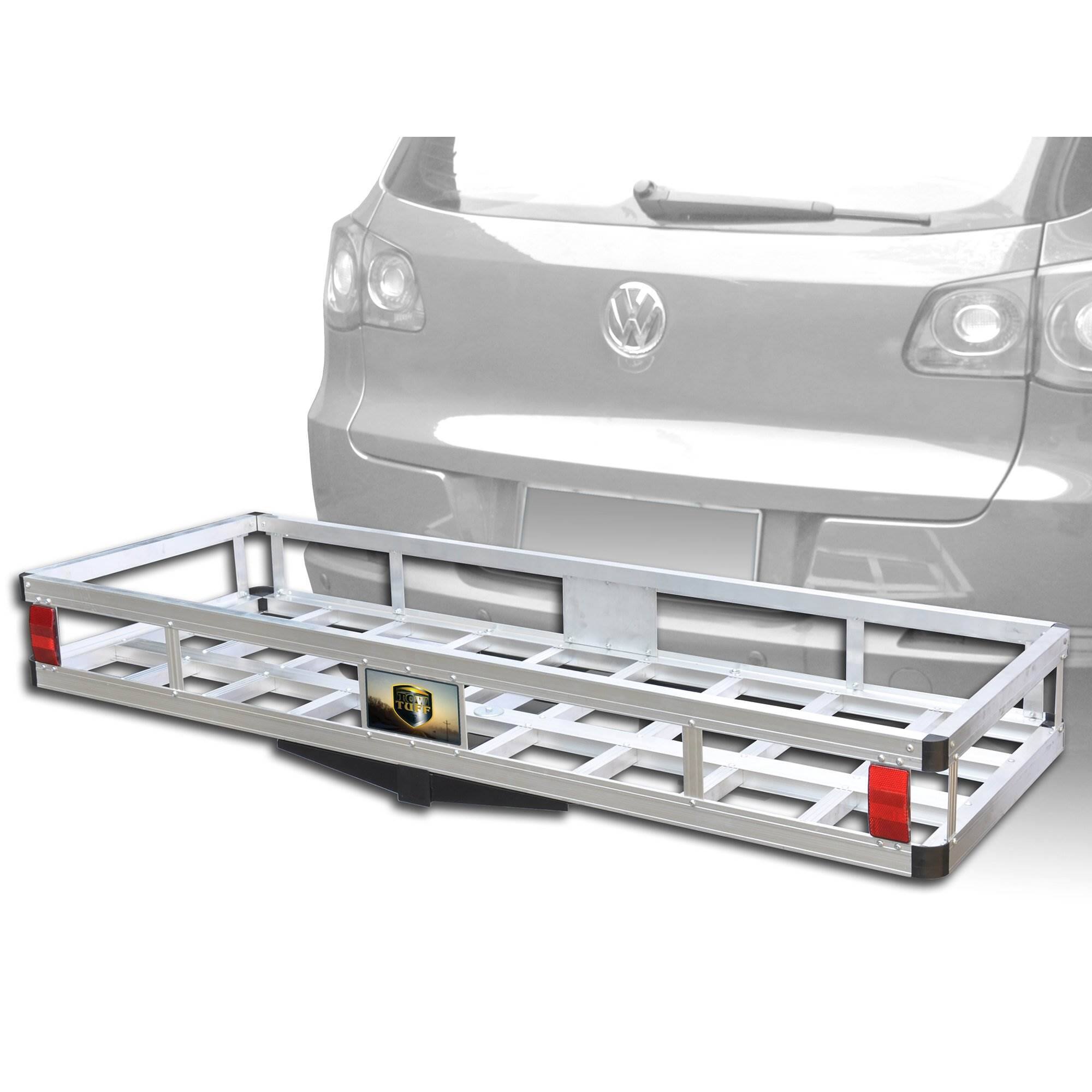 Alt View 4. Tow Tuff - Tow Tuff TTF-2260A 60" 500 Pound Aluminum Camping Gear or Luggage Cargo Carrier - Silver.