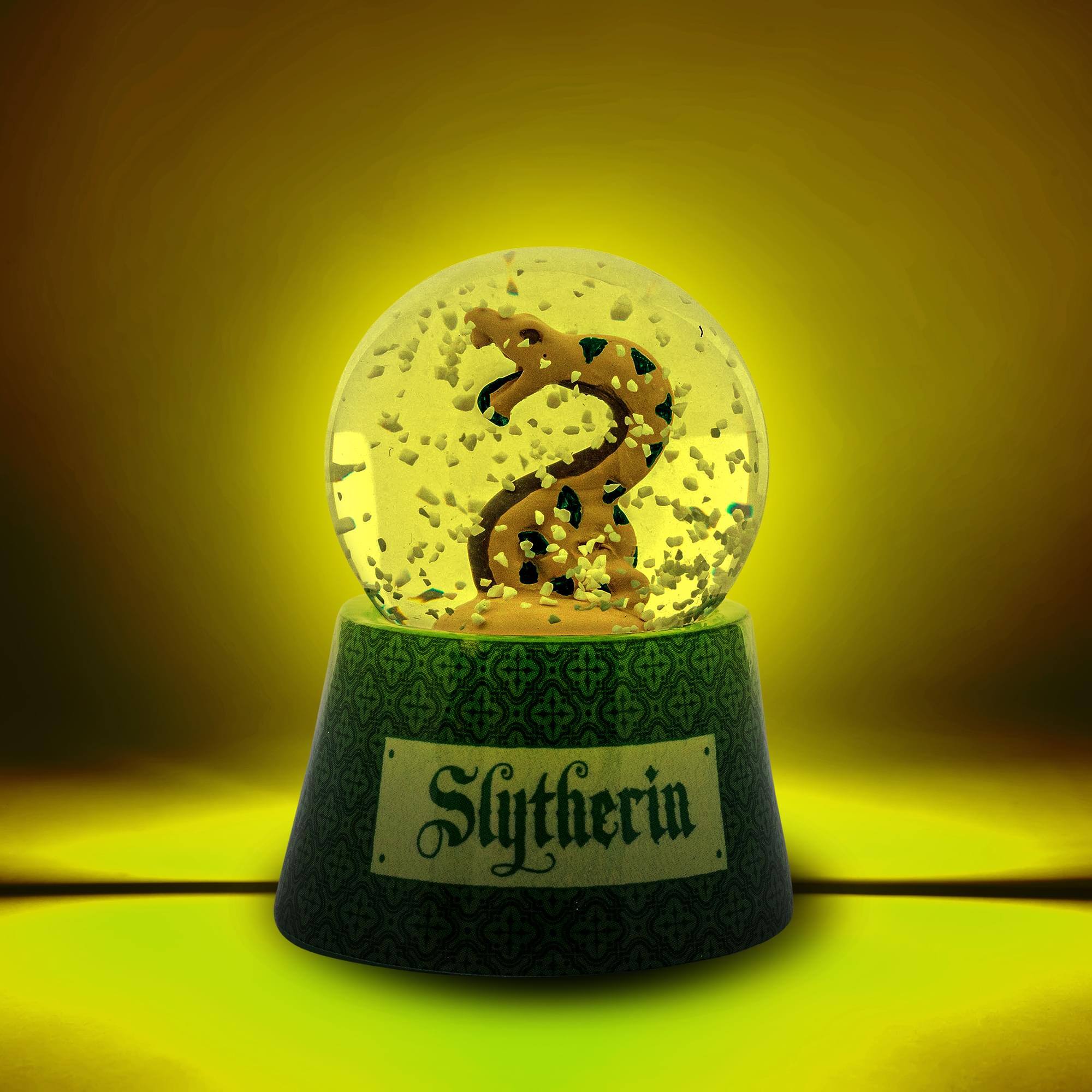 Alt View 1. Harry Potter - Harry Potter House Slytherin Snake Mini Snow Globe | 3 Inches Tall.