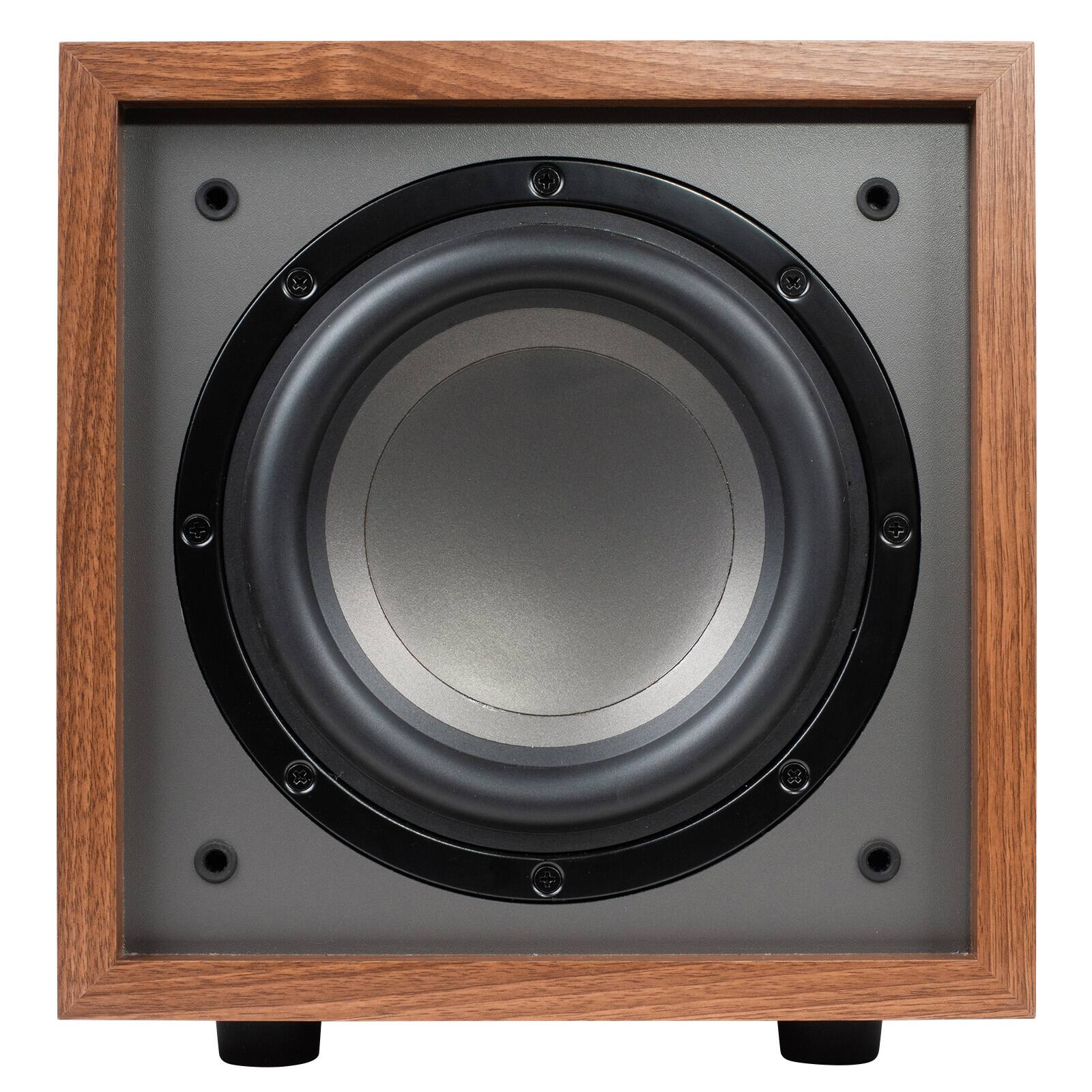 Back. Dayton Audio - Dayton Audio CS800 8" 150W Powered Subwoofer Wood.