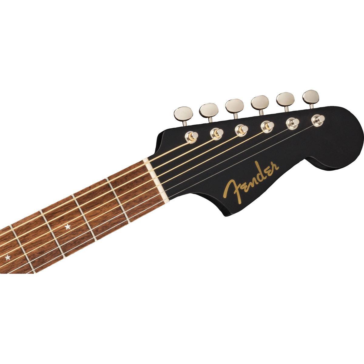 Alt View 5. Fender - Fender Joe Strummer Campfire Electric Guitar, Walnut Fingerboard, Matte Black.