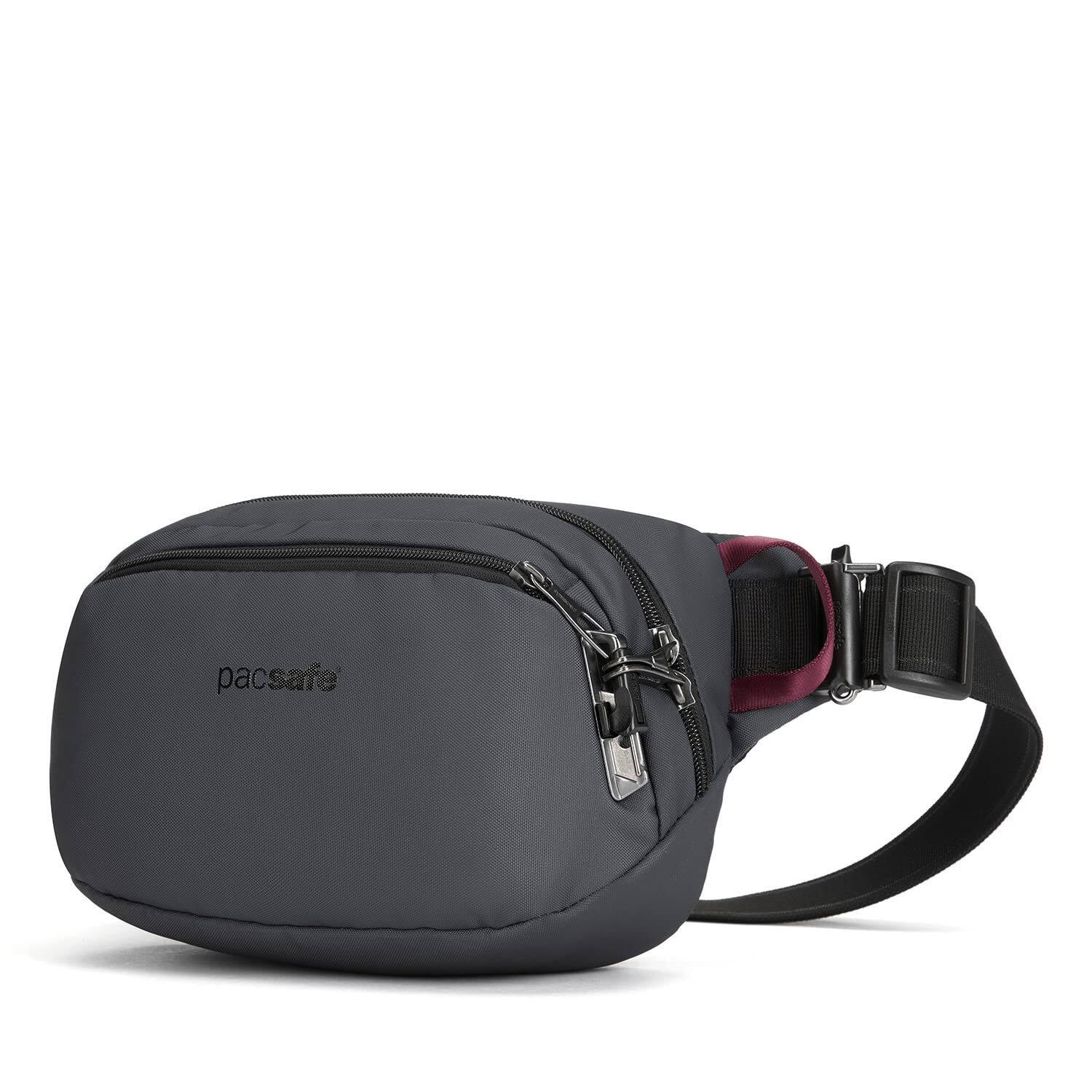 Alt View 5. Pacsafe - Vibe 100 4L Anti Theft Fanny Pack - Slate.