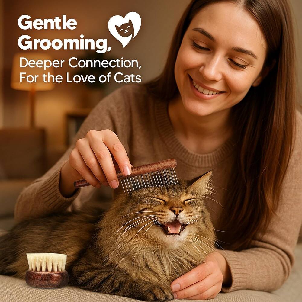 Gentle Grooming.  
Deeper Connection,  
For the Love of Cats