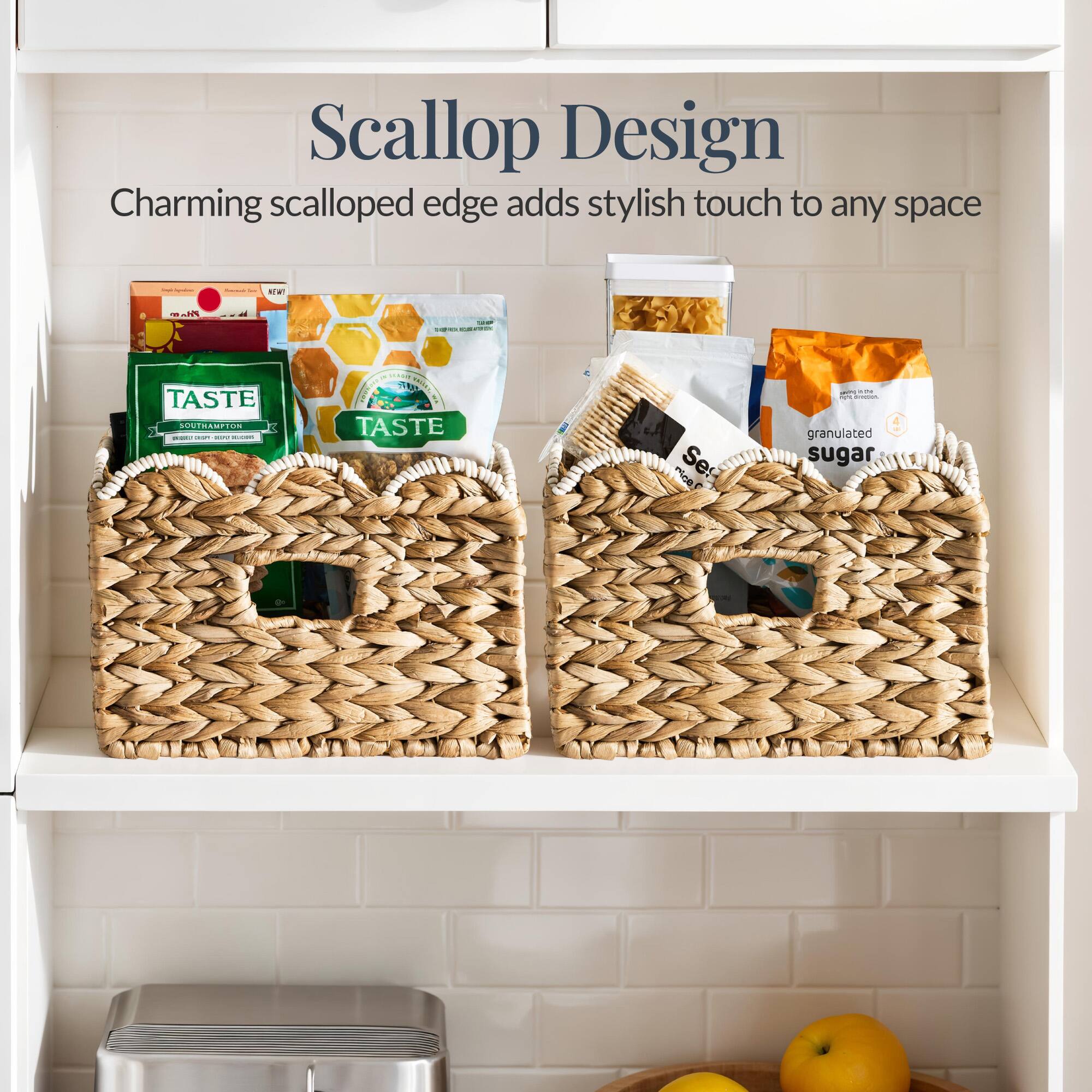 Scalloped Design  
Charming scalloped edge adds stylish touch to any space  

TASTE  
SOUTHAMPTON  
granulated sugar