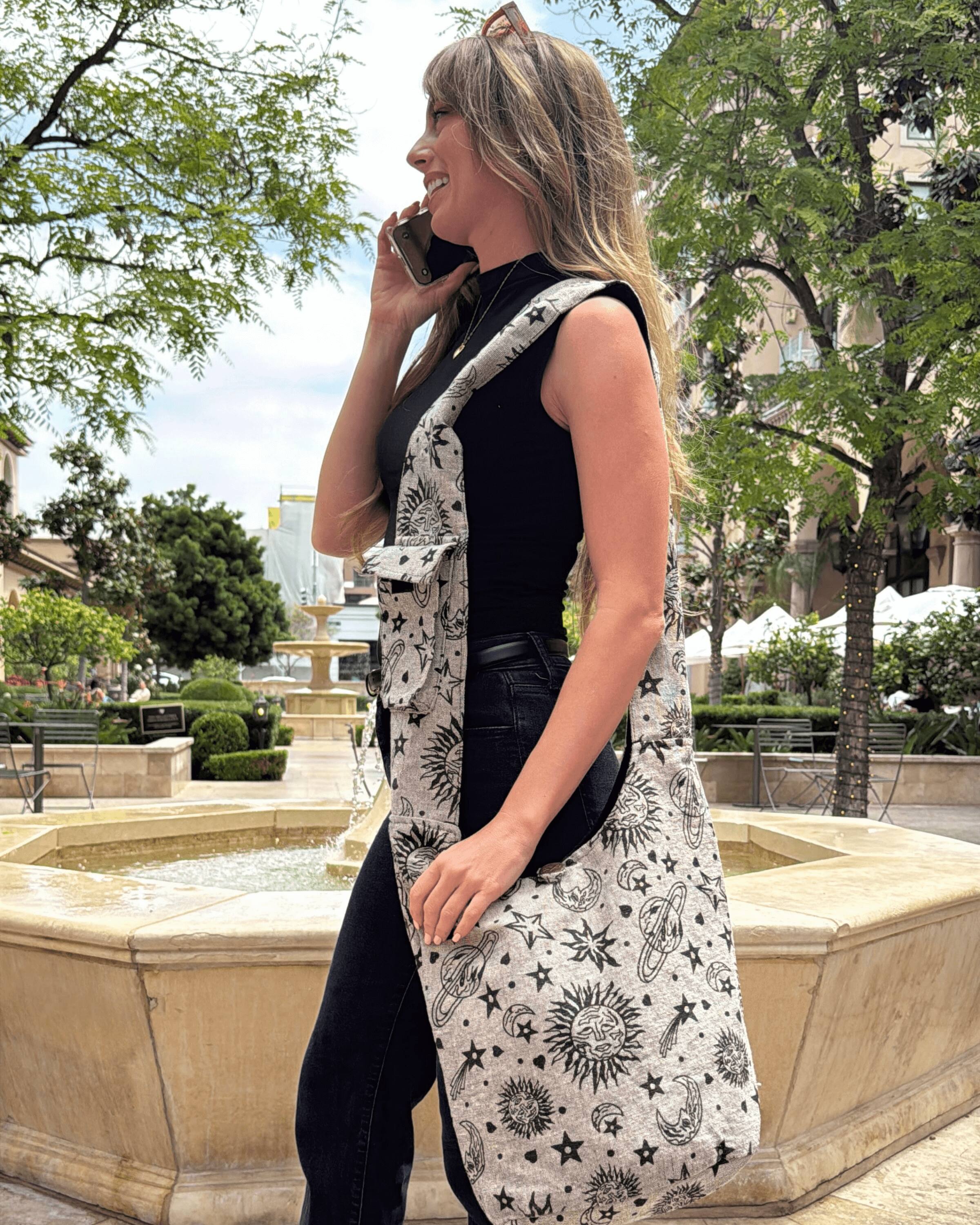 Alt View 10. Kathmandu Collection - Celestial Print Hobo Bag - Celestial.