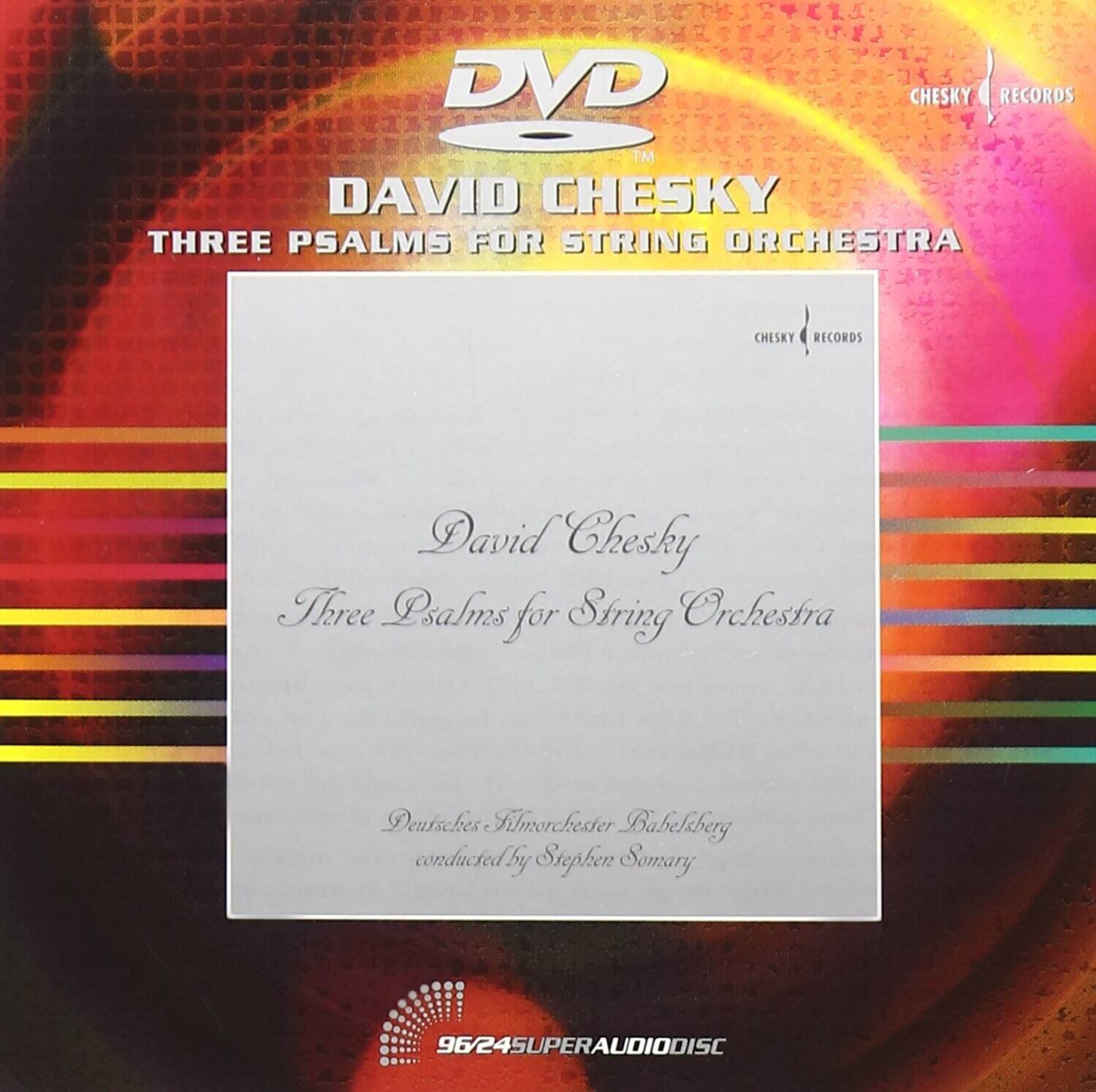 David Chesky - 3 Psalms for String Orchestra   - DVD price history on PriceWatchPro