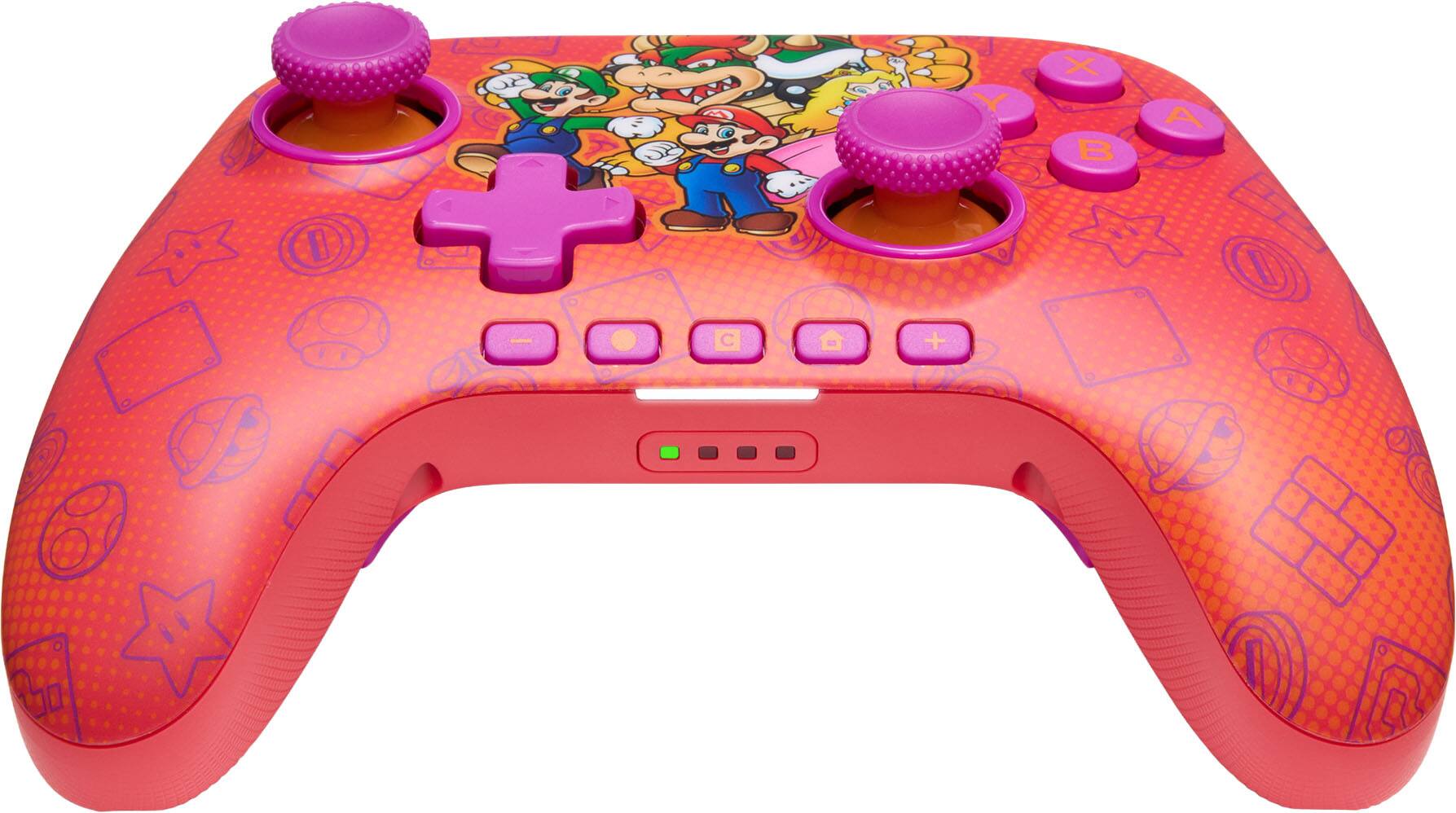 Alt View 3. PowerA - PowerA Advantage Wireless Controller for Nintendo Switch 2 - Mario and Friends - Mario and Friends.