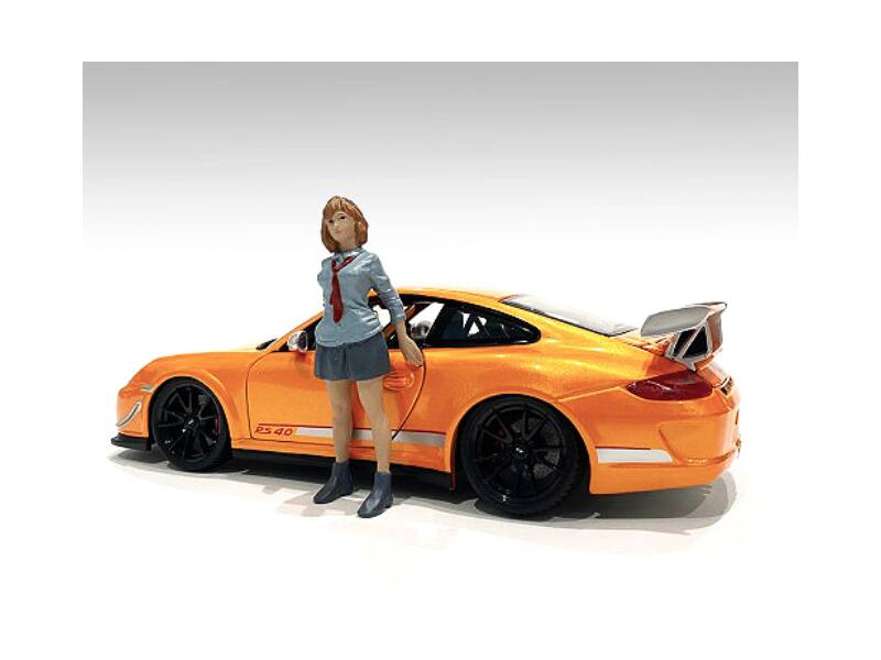 Alt View 2. American Diorama - "Car Meet 1" Figurine V for 1/24 Scale Models by American Diorama.