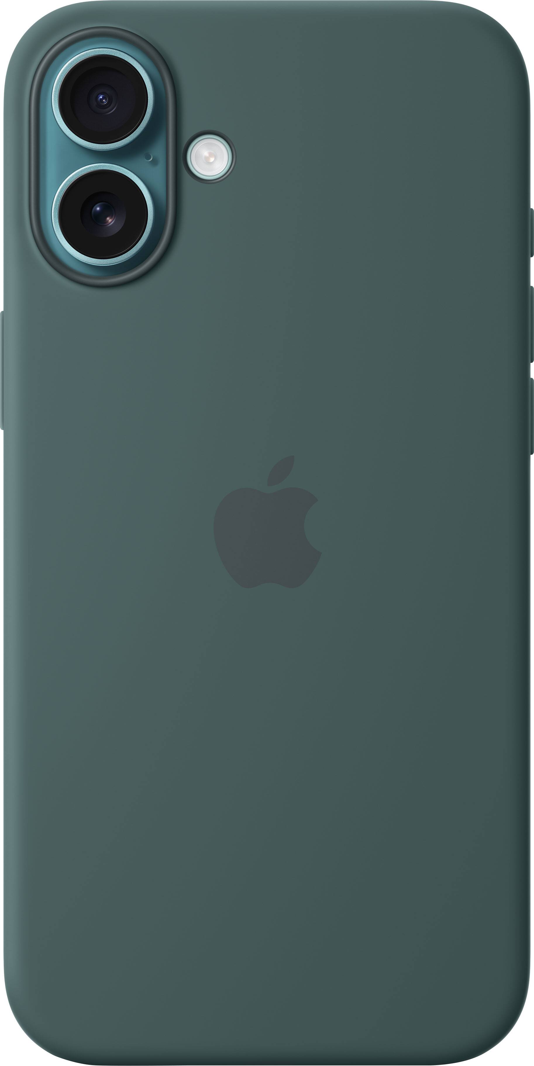 Alt View 11. Apple - iPhone 16 Plus Silicone Case with MagSafe - Lake Green.