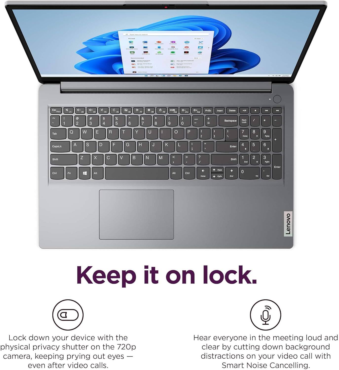 Lenovo IdeaPad 1 15.6 HD Laptop Intel Celeron with 8GB Memory