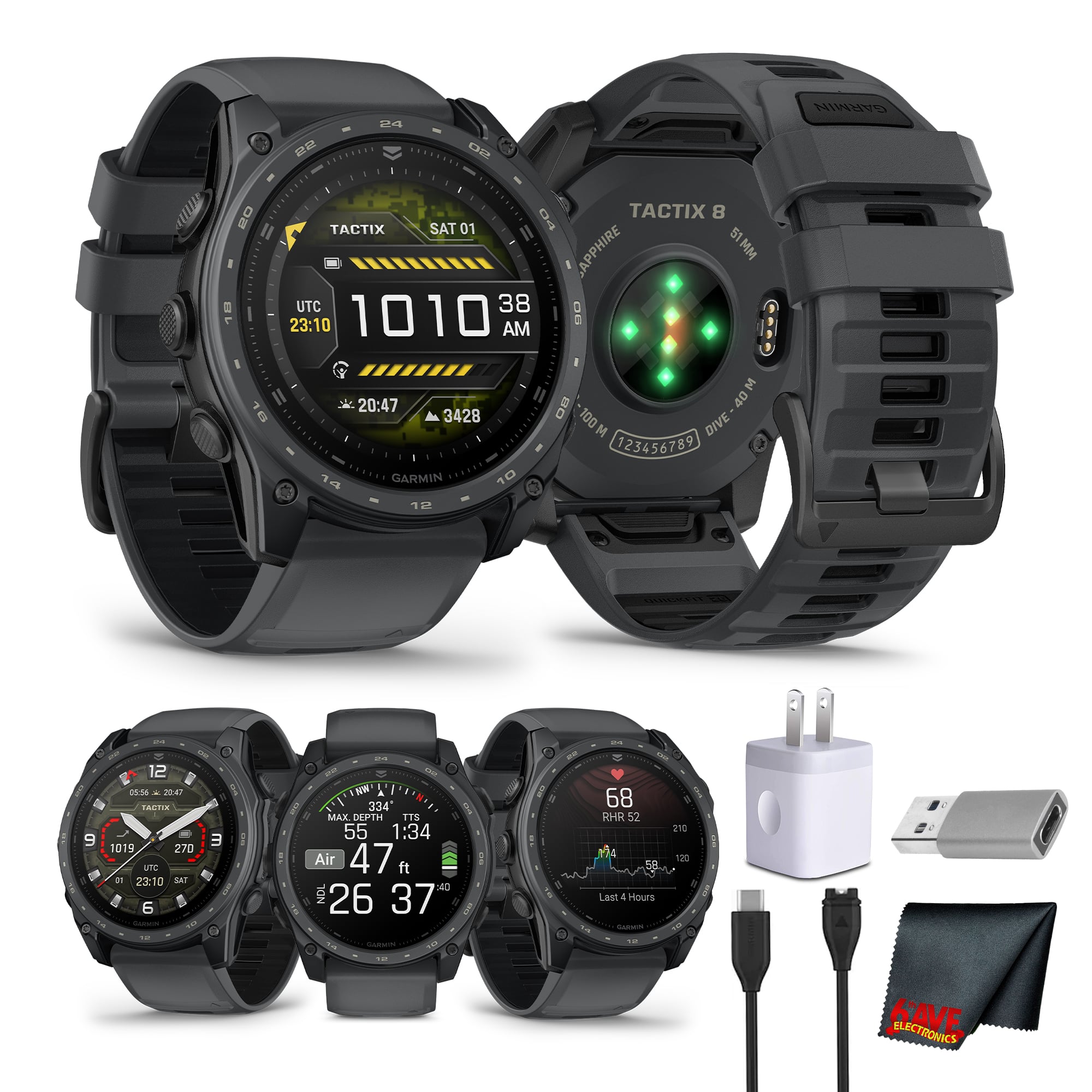 Garmin - Tactix 8 Cerakote - AMOLED - Slate Gray - Slate Gray - (2026)
