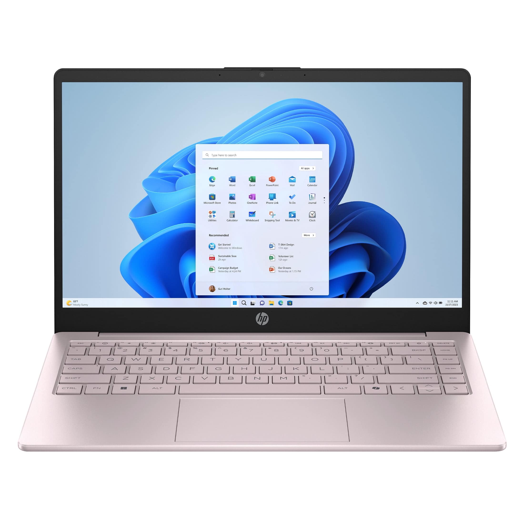 HP - 14" HD Windows Laptop - Intel Processor N150 - 4GB Memory - 128GB UFS