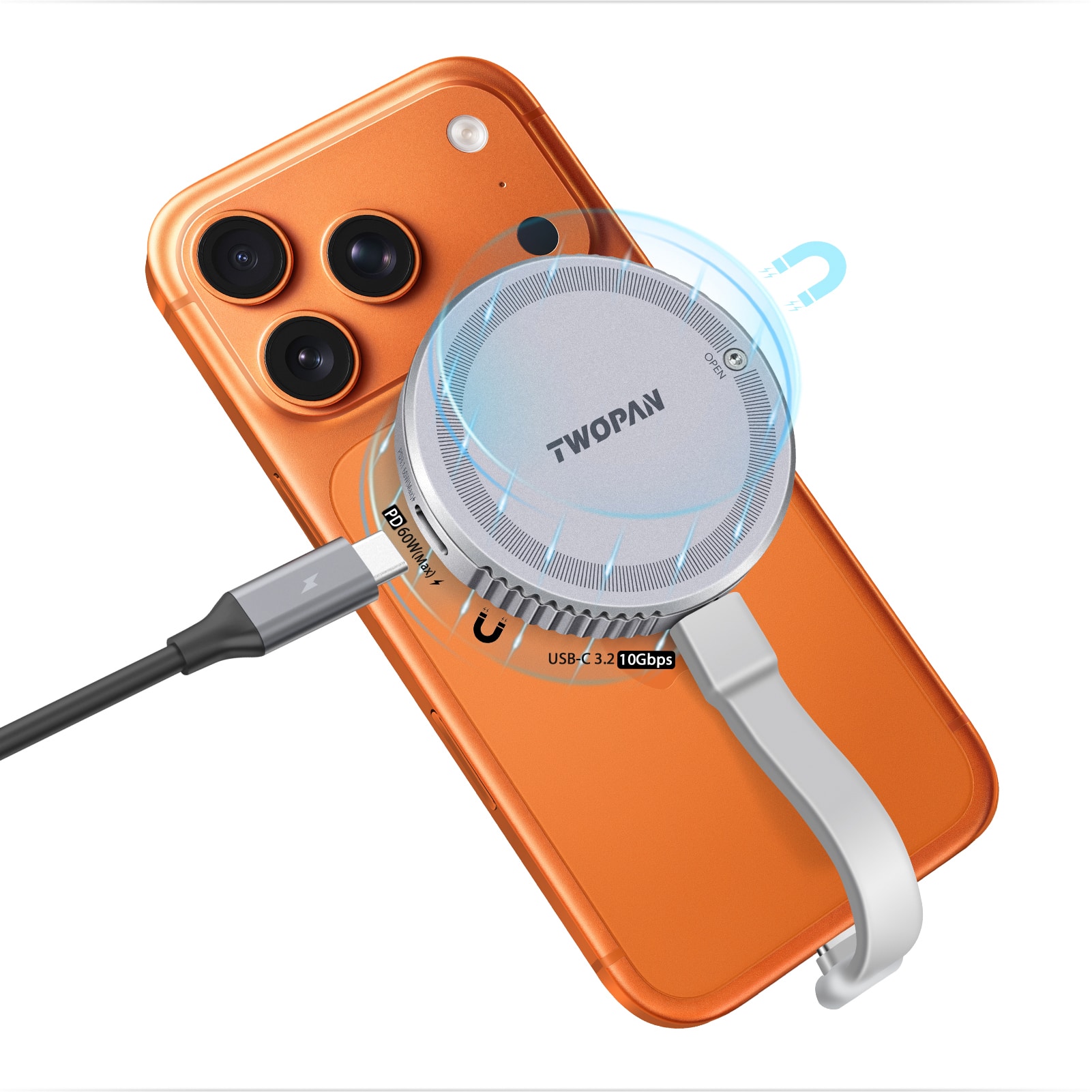 TWOPAN PD PD60W (Max) - USB-C 3.2 10Gbps