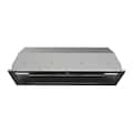 Streamline - 36 inches - Recirculating - Range Hood Insert - Glossy Black