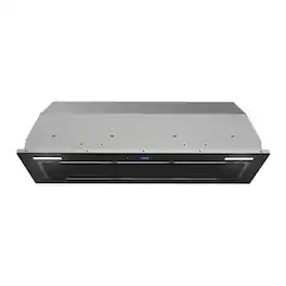 Streamline - 36 inches - Recirculating - Range Hood Insert - Glossy Black