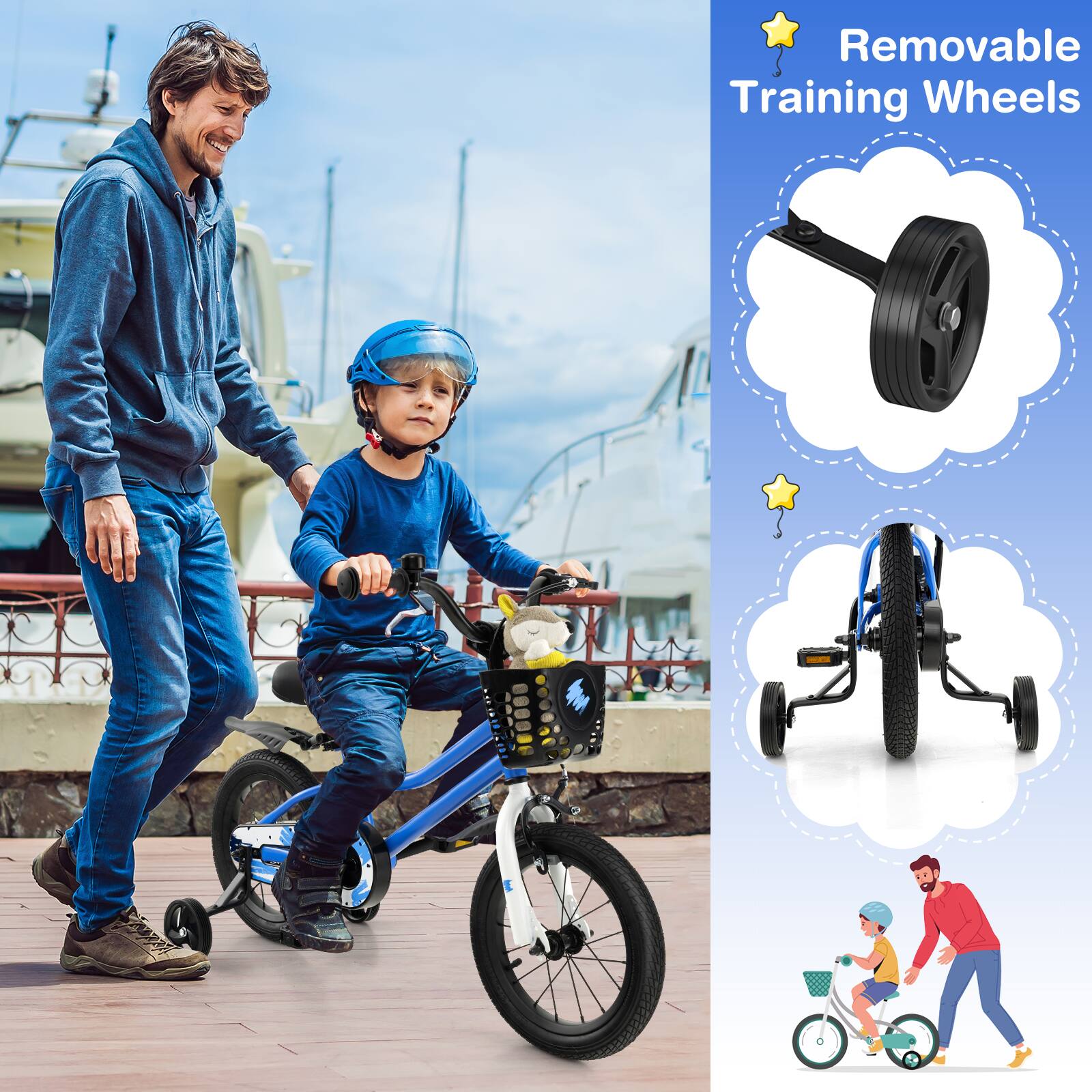 Removable Training Wheels