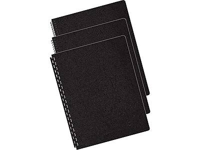 Alt View 1. Fellowes - Executive Presentation Covers, Oversize, 50/Pack - Black.