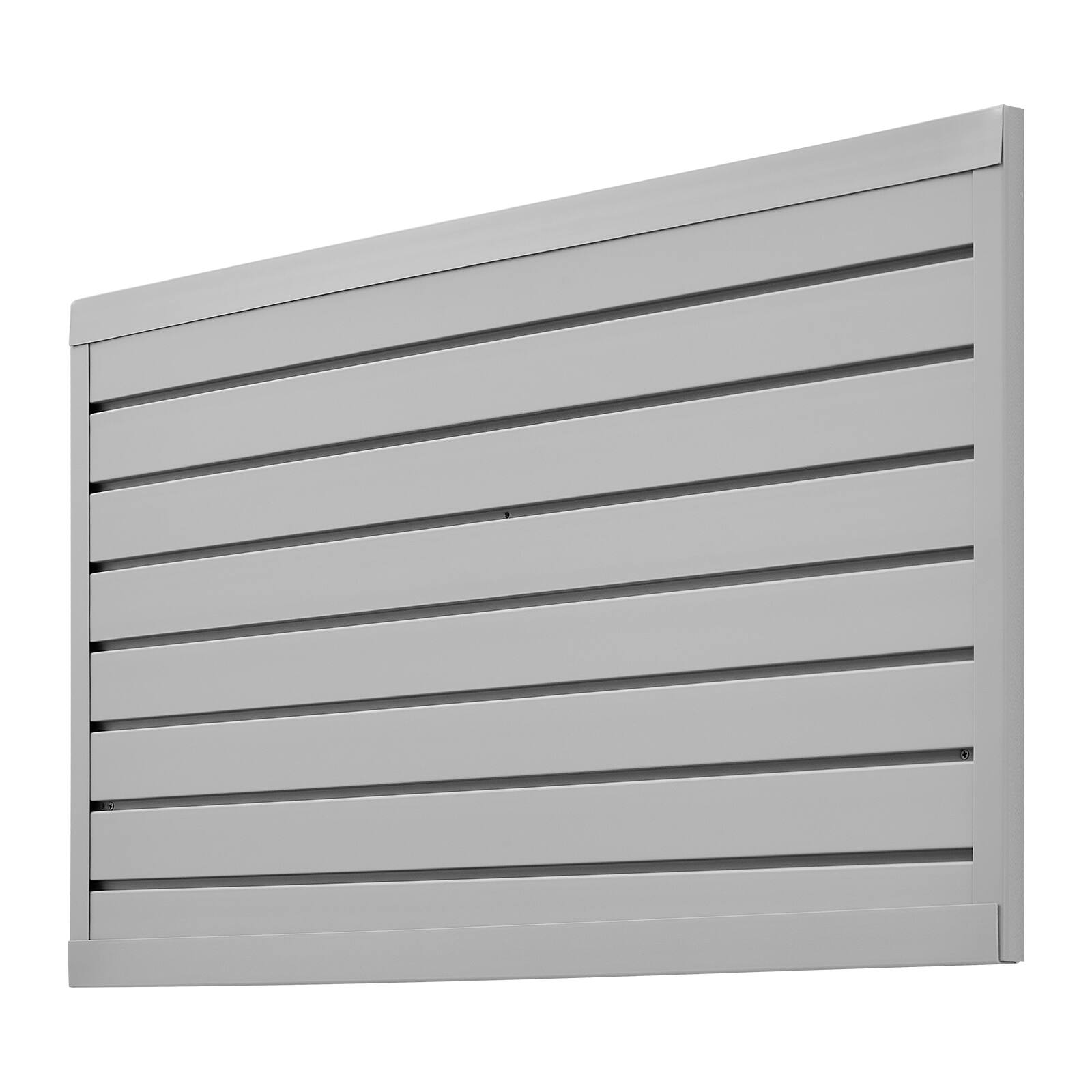 Alt View 5. VEVOR - Slat Wall Paneling, 2 x 4 ft, PVC Garage Slatwall with Modular Design, Grey Slat Wall Easy-to-Install - Grey.