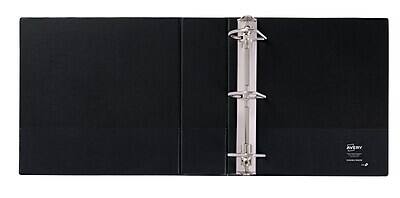 Alt View 7. Avery - Durable 3" 3-Ring Non-View Binders, Slant Ring - Black.