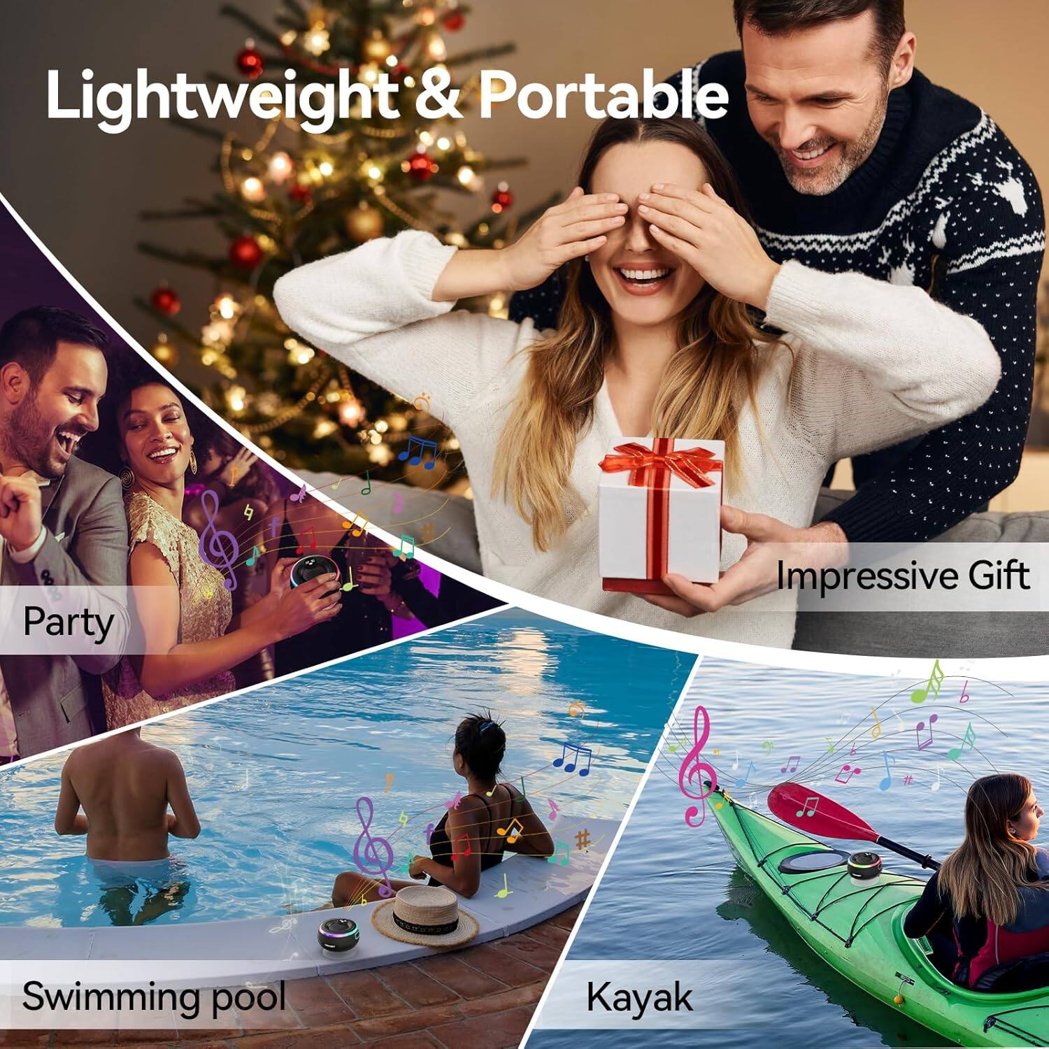 Lightweight & Portable  
Impressive Gift  
Party  
Swimming pool  
Kayak