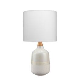 Manhattan Lane - Table Lamp with Ceramic Bottle Shape Body - Cream