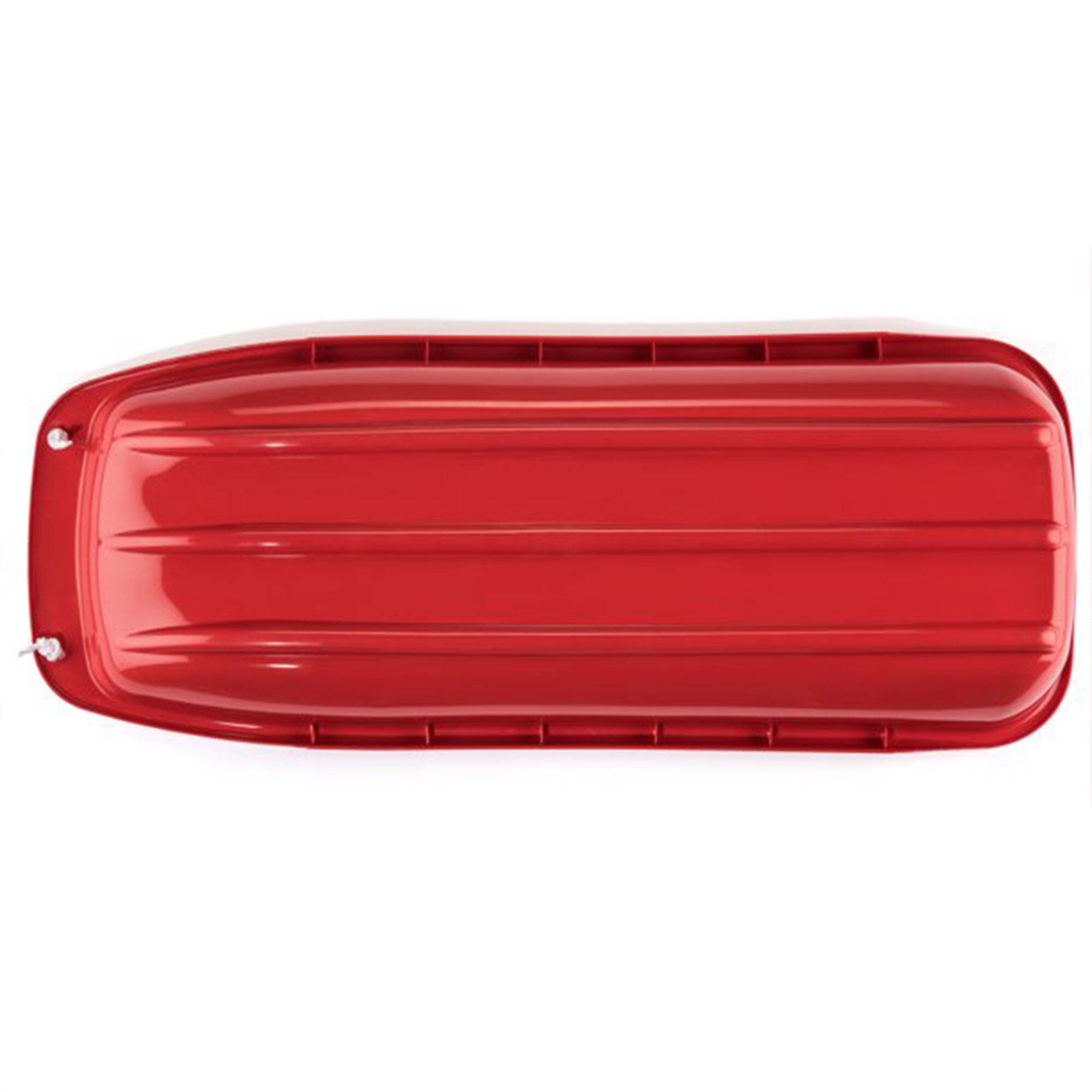 Alt View 10. Lucky Bums - Lucky Bums Kids 48 Inch 1 Person Plastic Snow Toboggan Sled with Pull Rope, Red - Red.