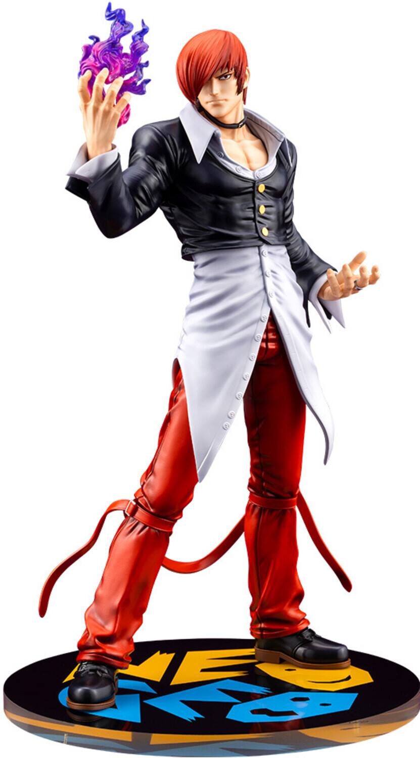 Front. PopMarket - Kotobukiya - The King of Fighters '98 - Iori Yagami KoF 98 Ver. PVC Figure   - COLLECTIBLES - Multicolor.