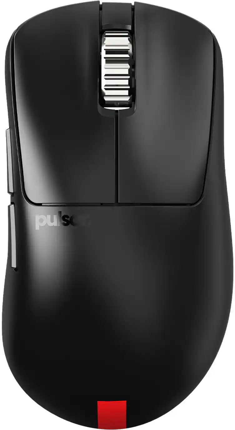 Front. Pulsar - Xlite V4 eS Mini Wireless Gaming Mouse - Black.