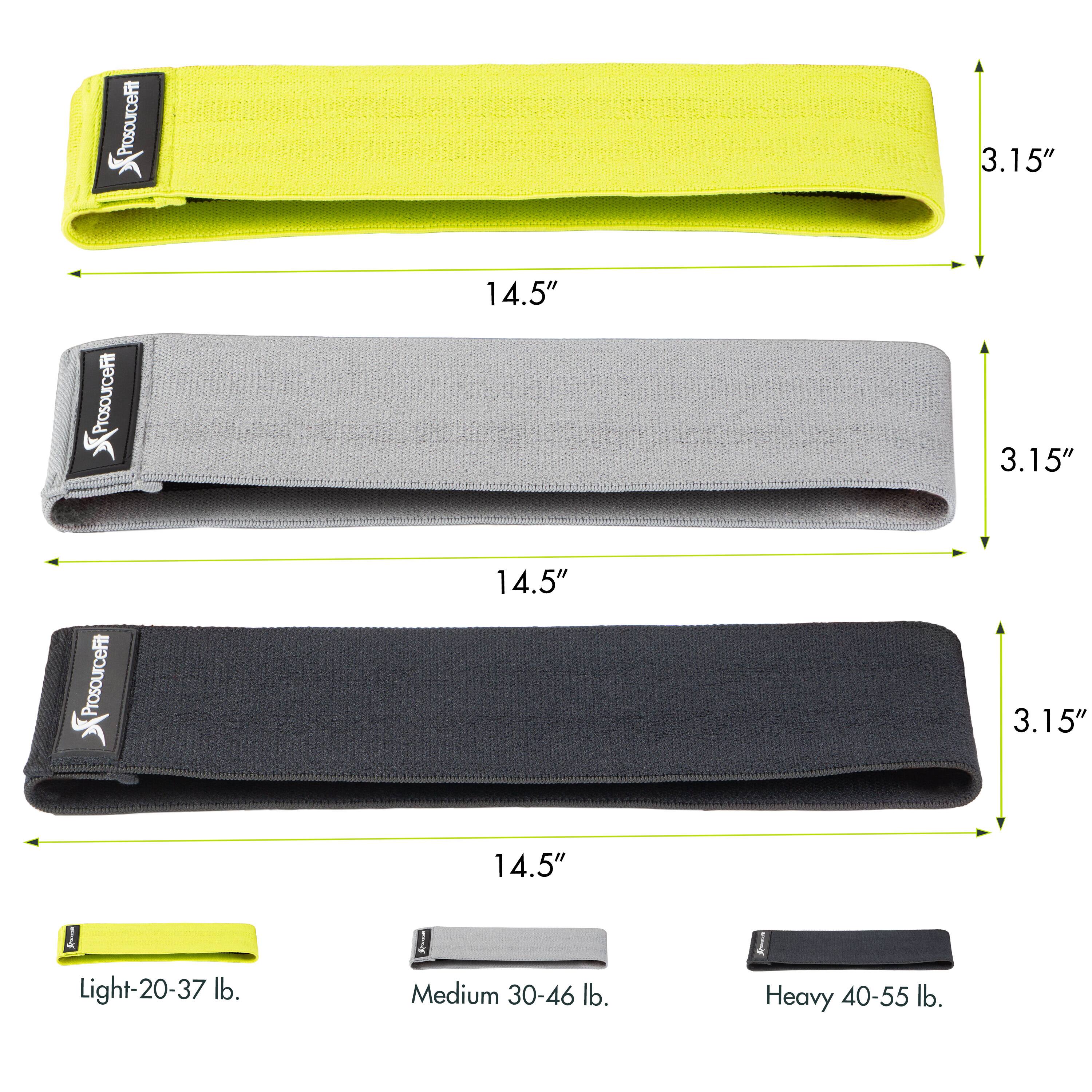 ProsourceFit 14.5" 3.15" Light-20-37 lb. ProsourceFit 14.5" 3.15" Medium 30-46 lb. ProsourceFit 14.5" 3.15" Heavy 40-55 lb.