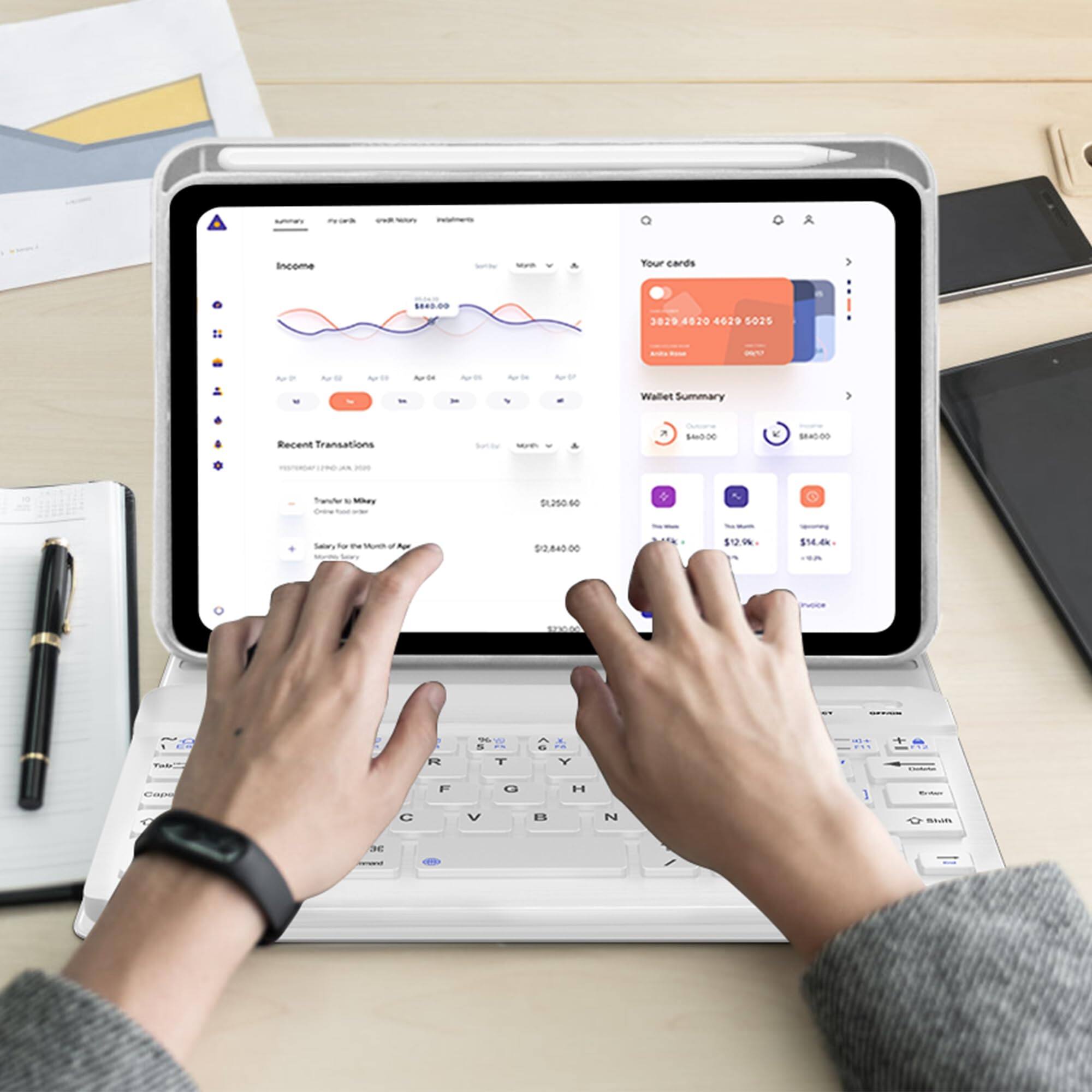 - Income: $45.09, $3820, $4520, $4429, $5025
- Wallet Summary: $1350.60, $1343.00
- Recent Transactions:
  - Transfer to Mastercard: $500.00
  - Transfer to Mastercard: $200.00
  - Transfer to Mastercard: $1.00
  - Transfer to Mastercard: $1.00
- Your cards: 3829 4620 4429 5025 (American Express)
- Wallet Summary: $1350.60, $1343.00
- Categories: $10.00, $12.90, $14.40, $37.20