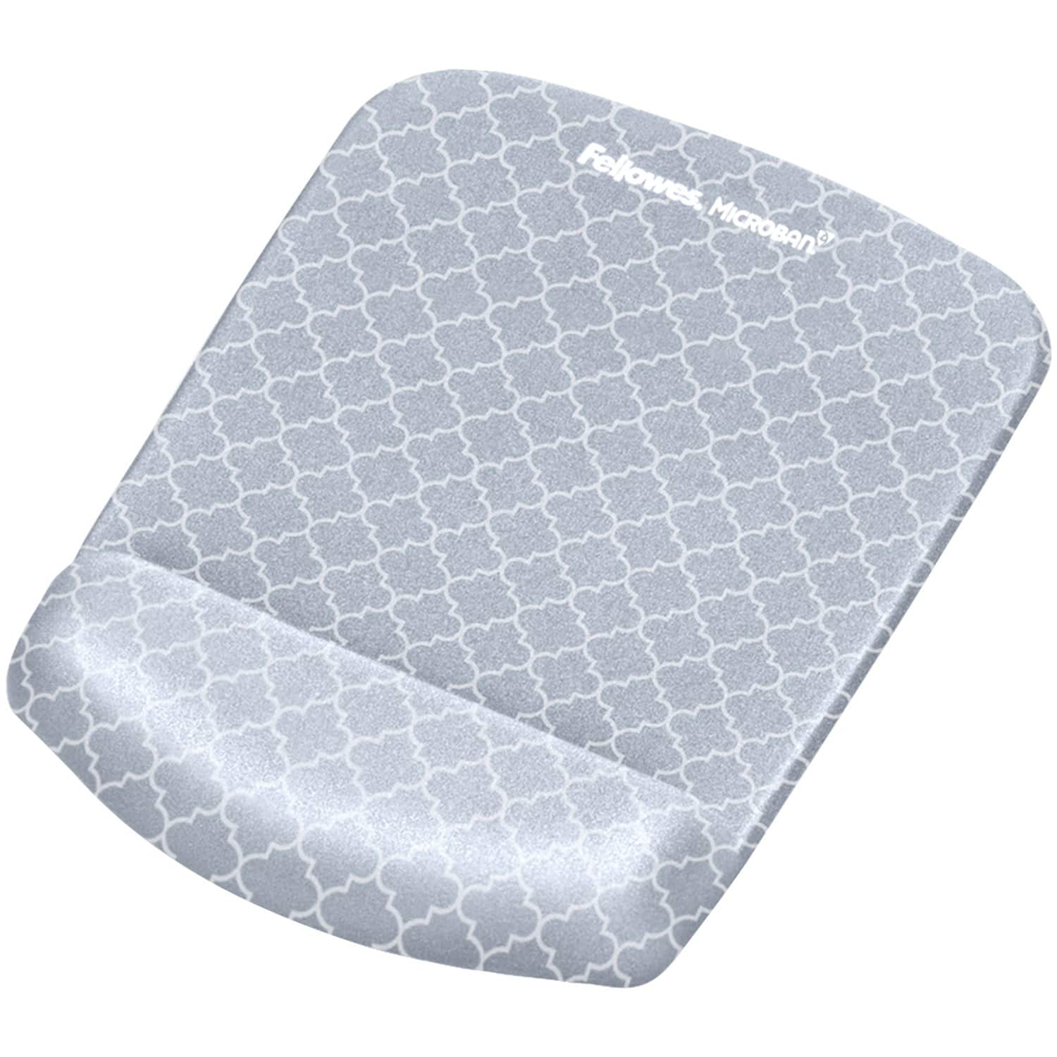 Fellowes - 9549701 Plushtouch Mouse Pad Wrist Rest - Gray