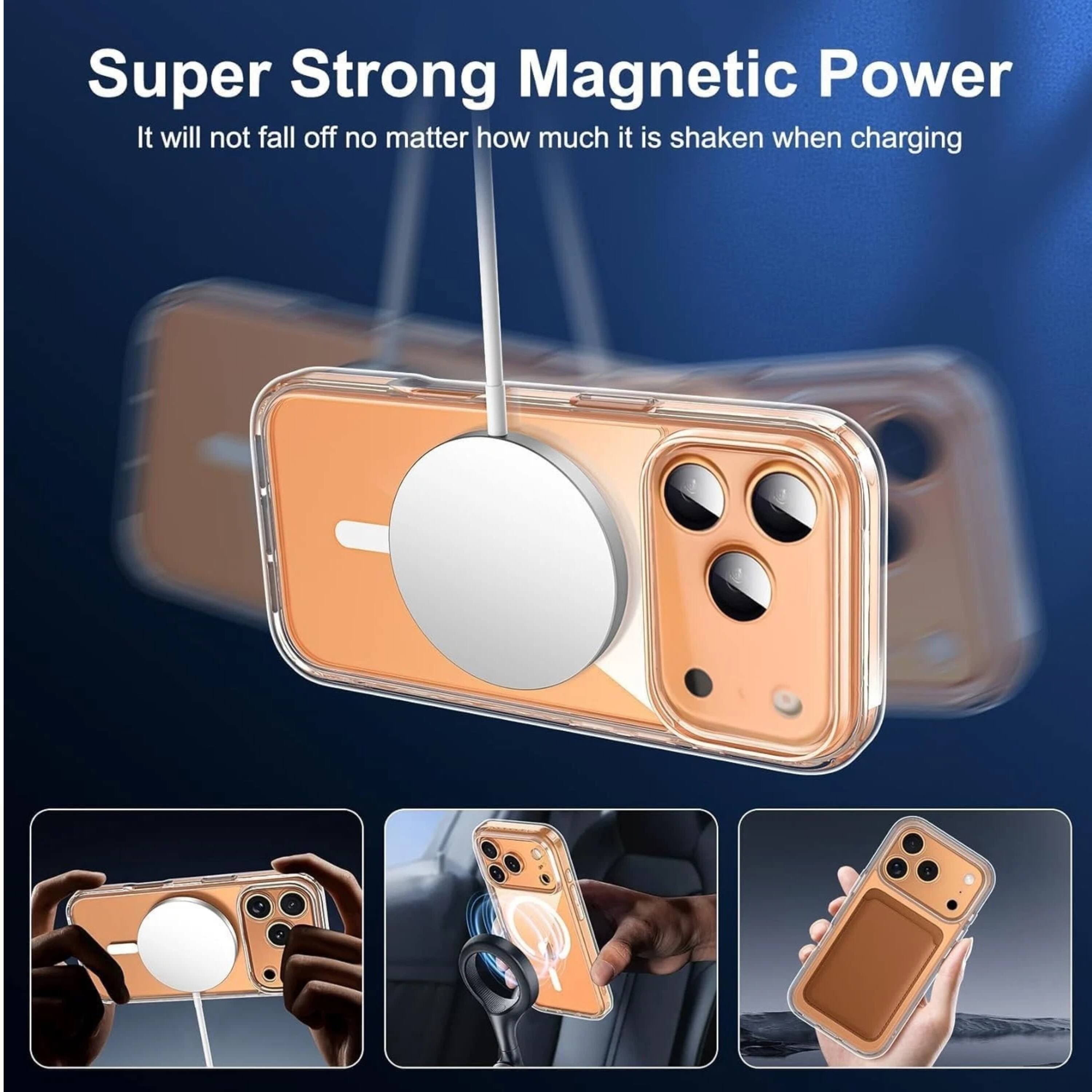 Super Strong Magnetic Power  
It will not fall off no matter how much it is shaken when charging