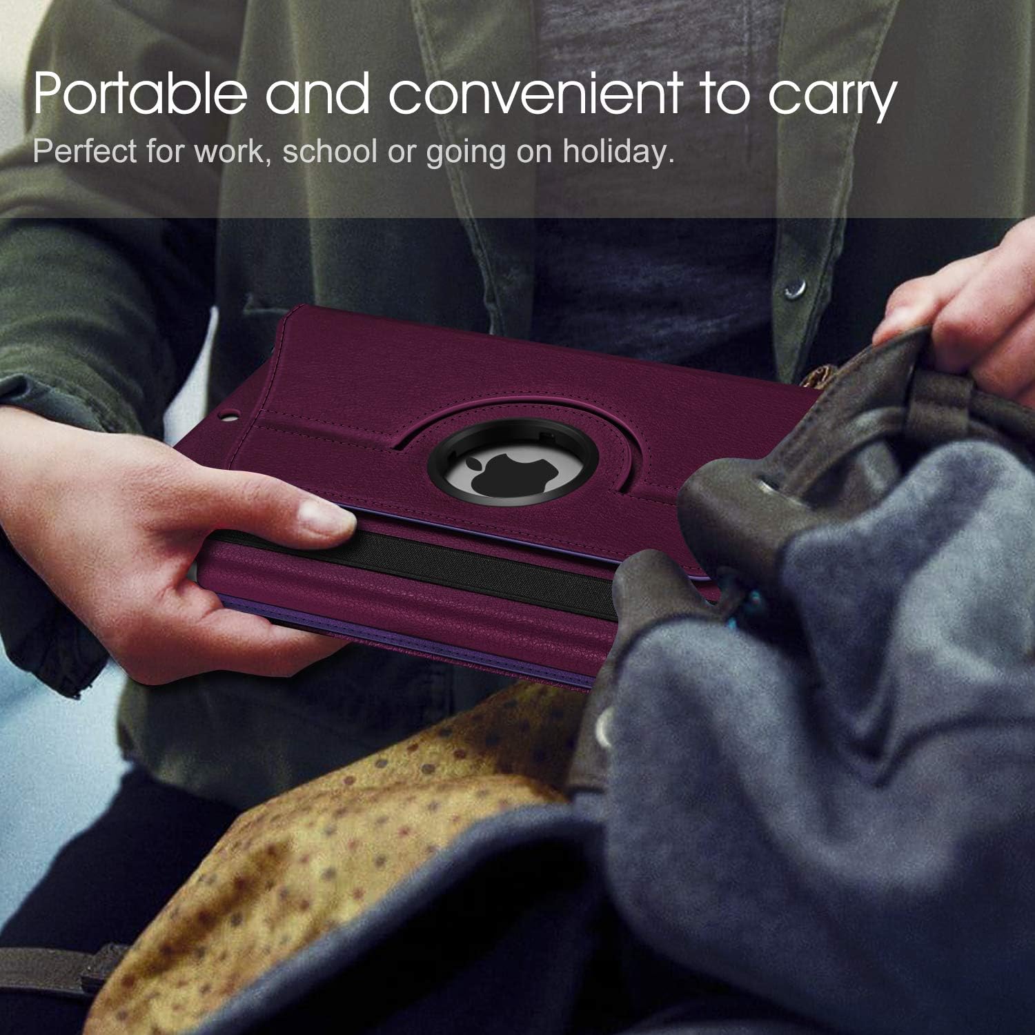 Portable and convenient to carry  
Perfect for work, school or going on holiday.