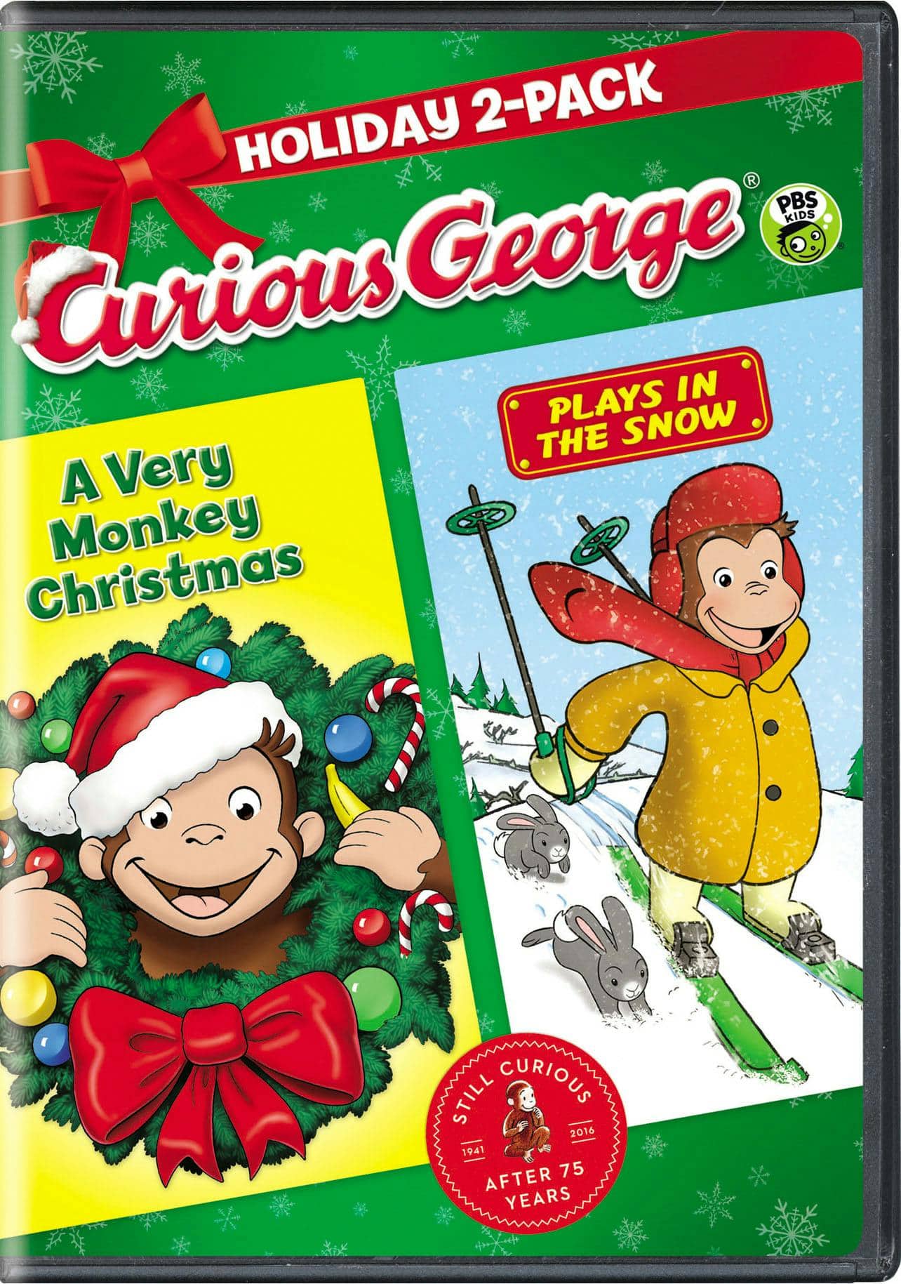 Curious George: A Very Monkey Christmas/Plays in the Snow (DVD Double Feature) [DVD]