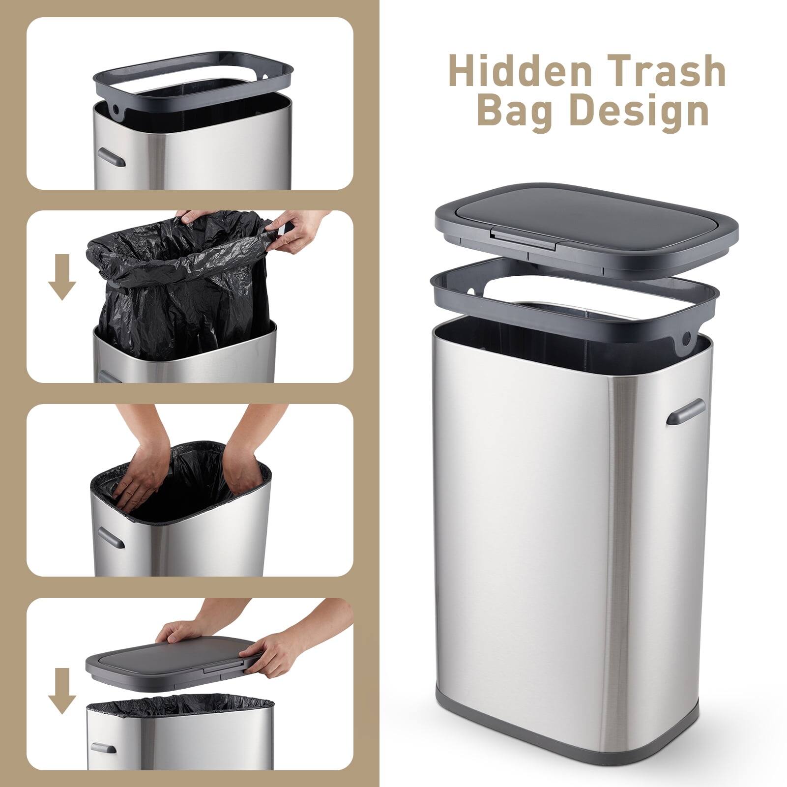 Hidden Trash Bag Design