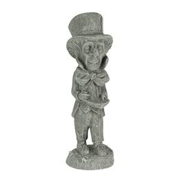 Things2Die4 - Mad Hatter Alice in Wonderland Light Finish Statue 19 in-CEMENT - Gray