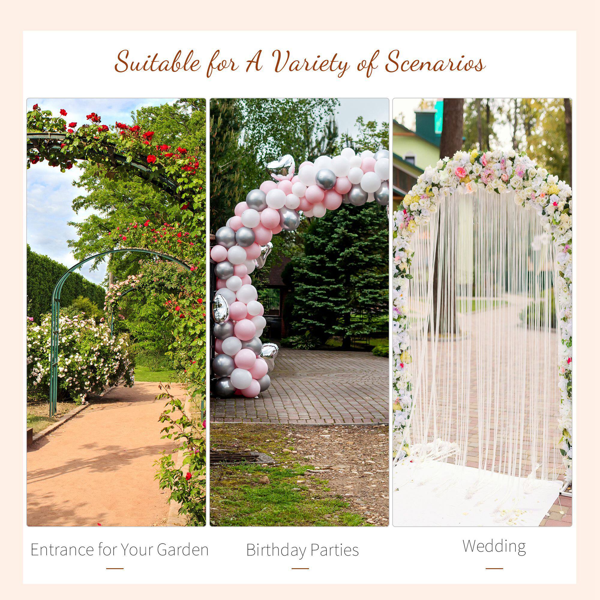 Suitable for A Variety of Scenarios

Entrance for Your Garden
Birthday Parties
Wedding