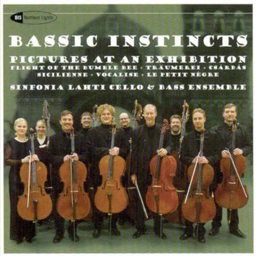 BASSIC INSTINCTS  
PICTURES AT AN EXHIBITION  
FLIGHT OF THE BUMBLE BEE  
TRAUMEREI  
SICILIENNE  
VOCALISE  
LE PETIT NEGRE  
SINFONIA LAHTI CELLO & BASS ENSEMBLE