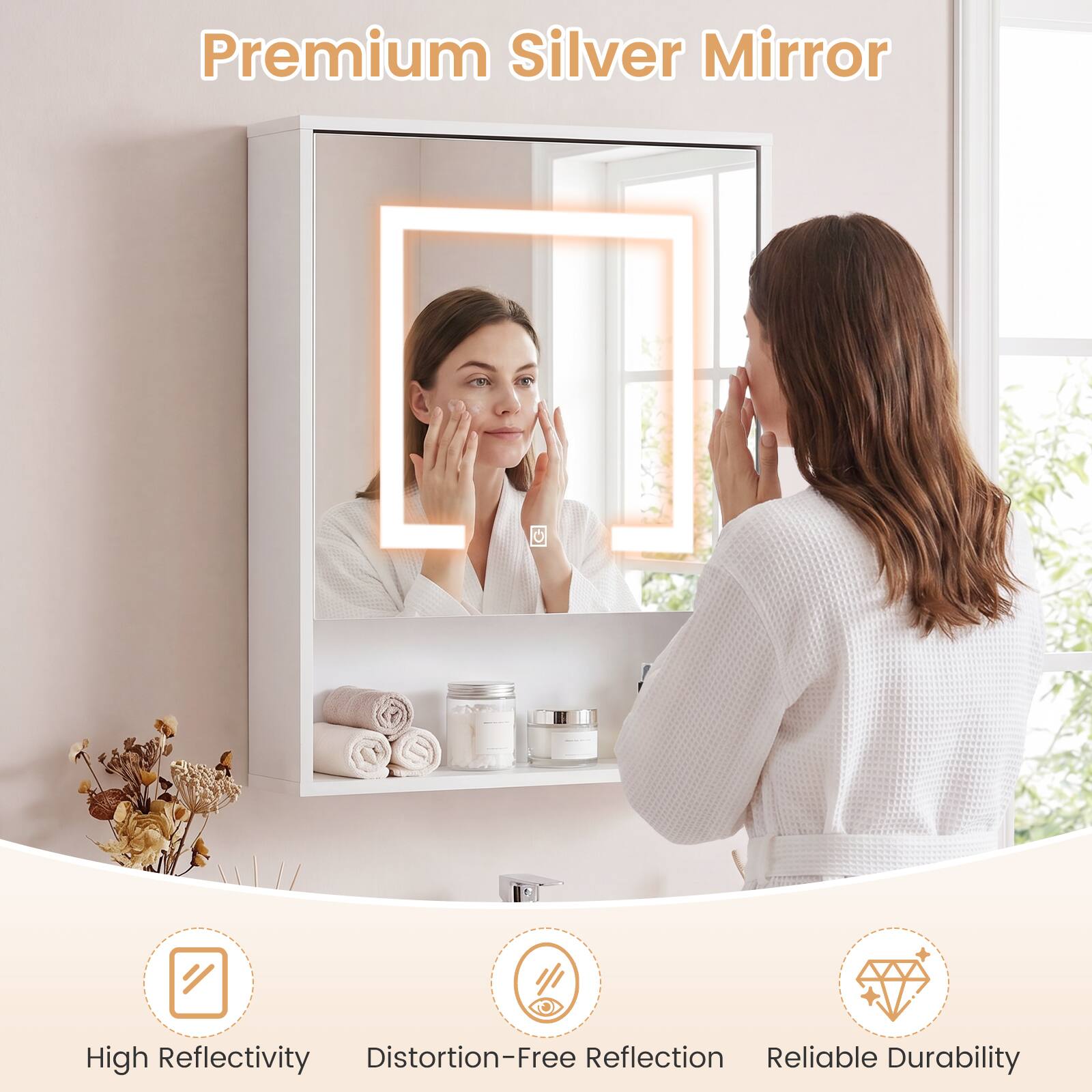 Premium Silver Mirror

- High Reflectivity
- Distortion-Free Reflection
- Reliable Durability