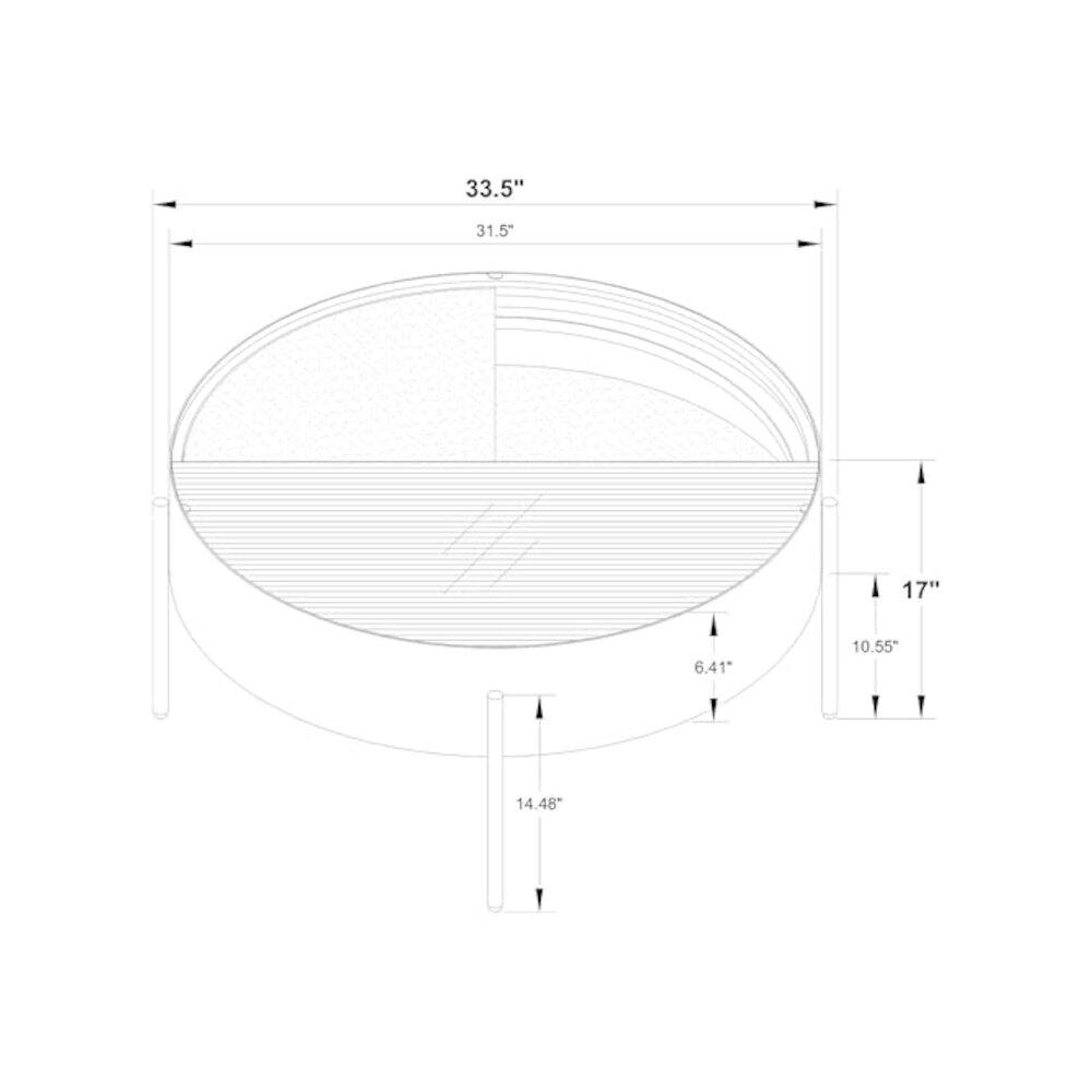 33.5" 31.5" 17" 6.41" 10.55" 14.48"