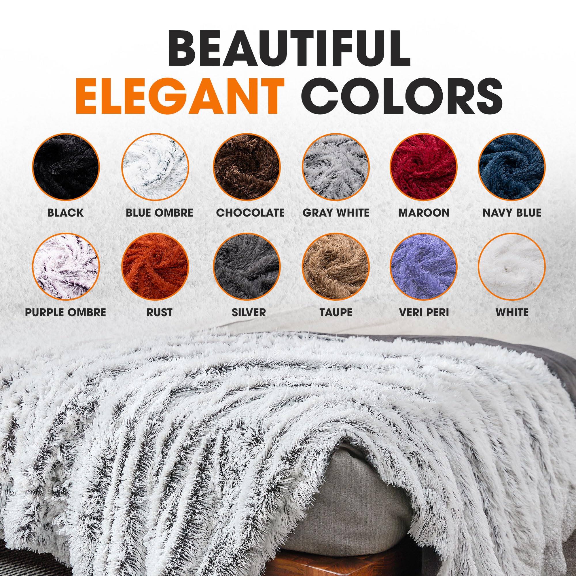 BEAUTIFUL ELEGANT COLORS

BLACK
BLUE OMBRE
CHOCOLATE
GRAY WHITE
MAROON
NAVY BLUE
PURPLE OMBRE
RUST
SILVER
TAUPE
VERI PERI
WHITE