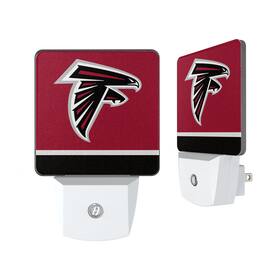 Keyscaper - Atlanta Falcons Stripe Design Nightlight 2-Pack - Multicolor