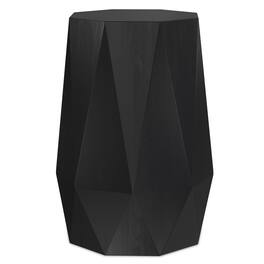 Simpli Home - Kurt 15 inch Wide Solid Acacia Wood Side Table - Black