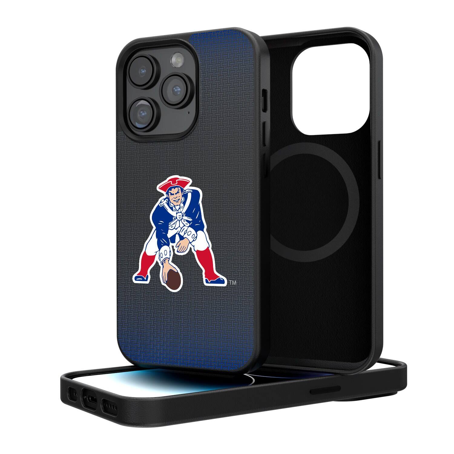 Keyscaper - NFL - New England Patriots - Linen Logo iPhone Magnetic Bump Case - 16 Pro - Black price history on PriceWatchPro