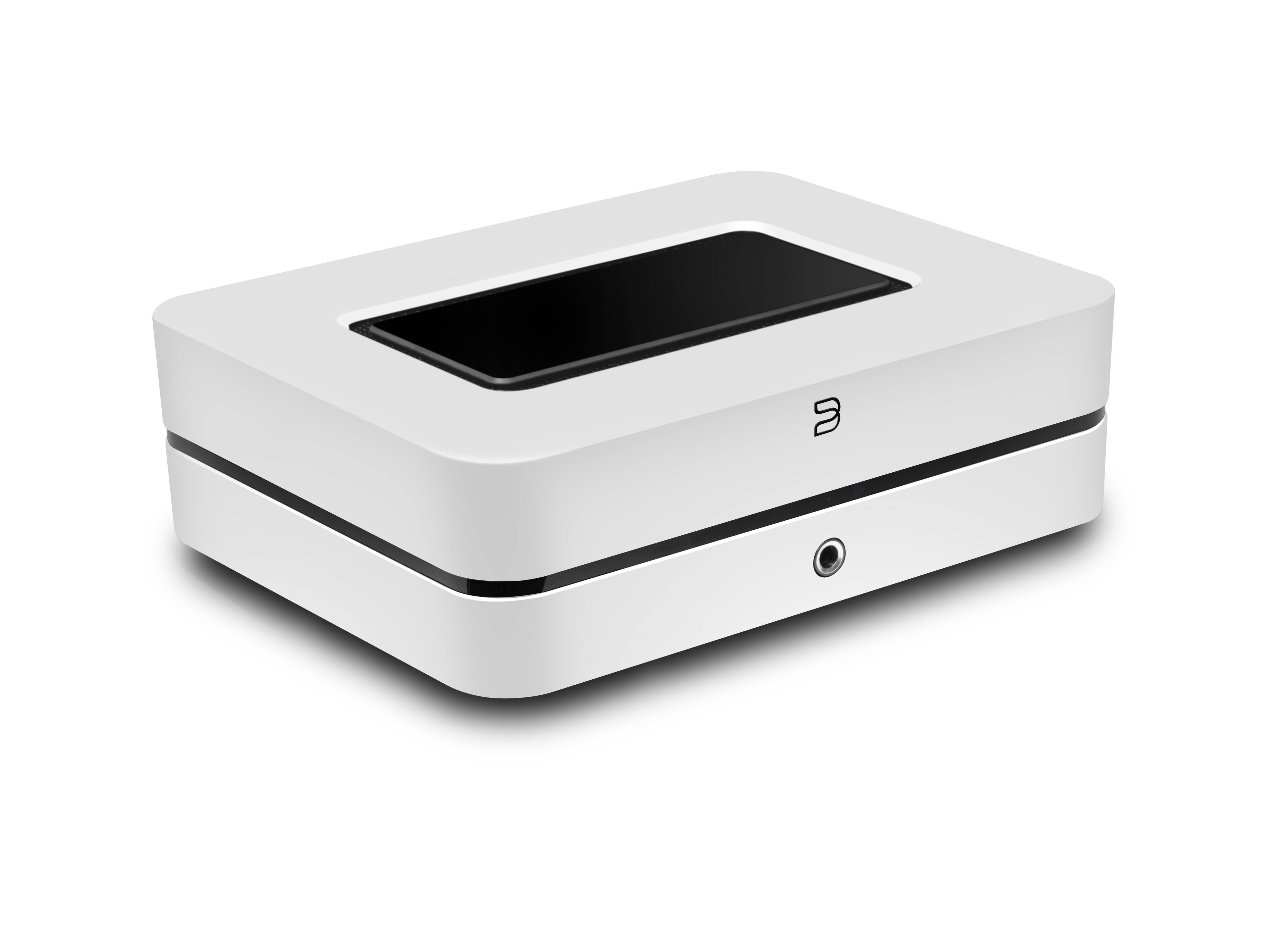 Angle. Bluesound - Bluesound Powernode Wireless Hi-Res Music Streaming Amplifier, White - White.