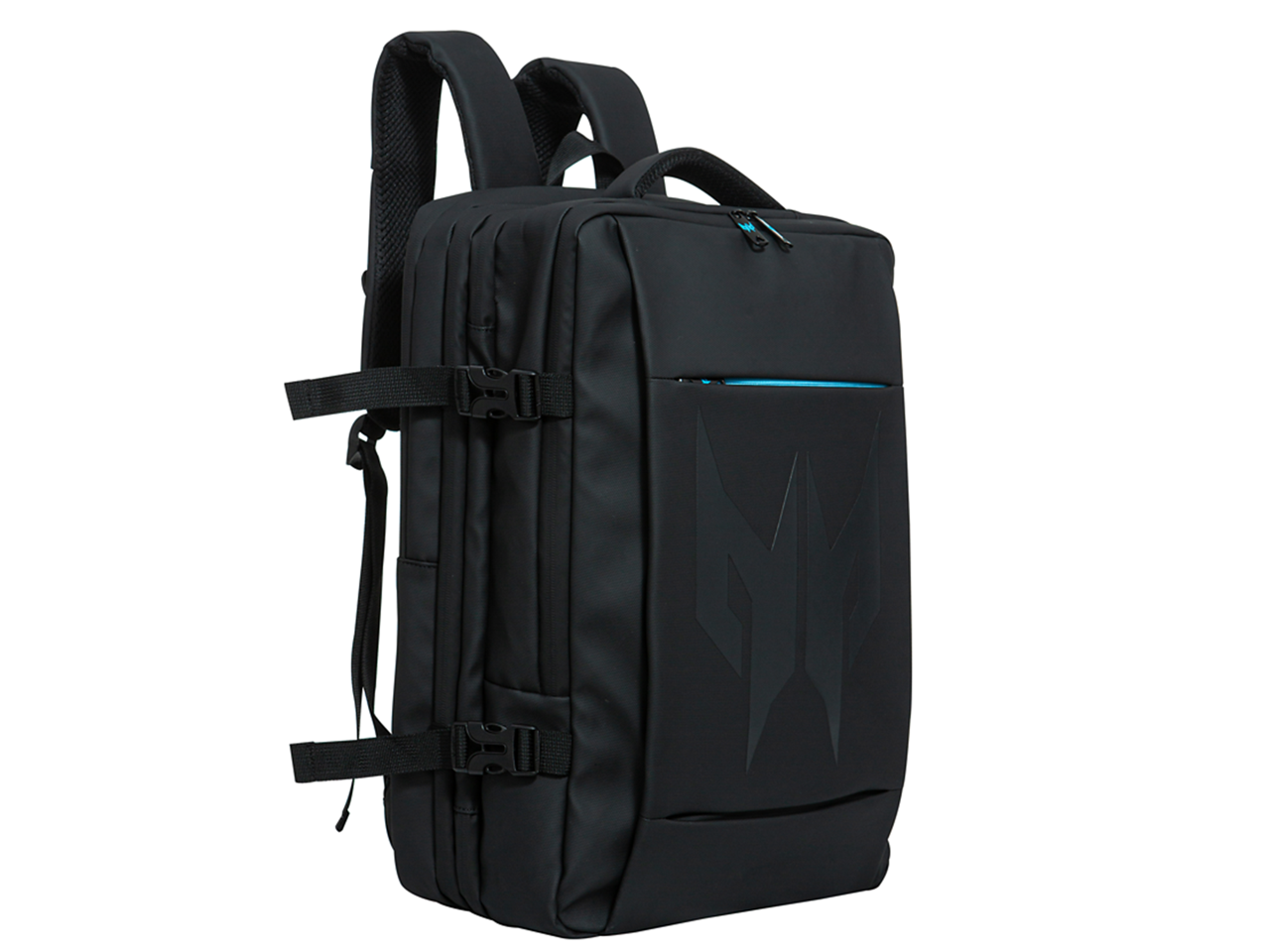 Alt View 1. Acer - Acer Predator Robust Gaming Backpack GPBAG11080 – Water-Resistant Laptop Backpack, Durable Multi-Compartment Travel Bag - Black.