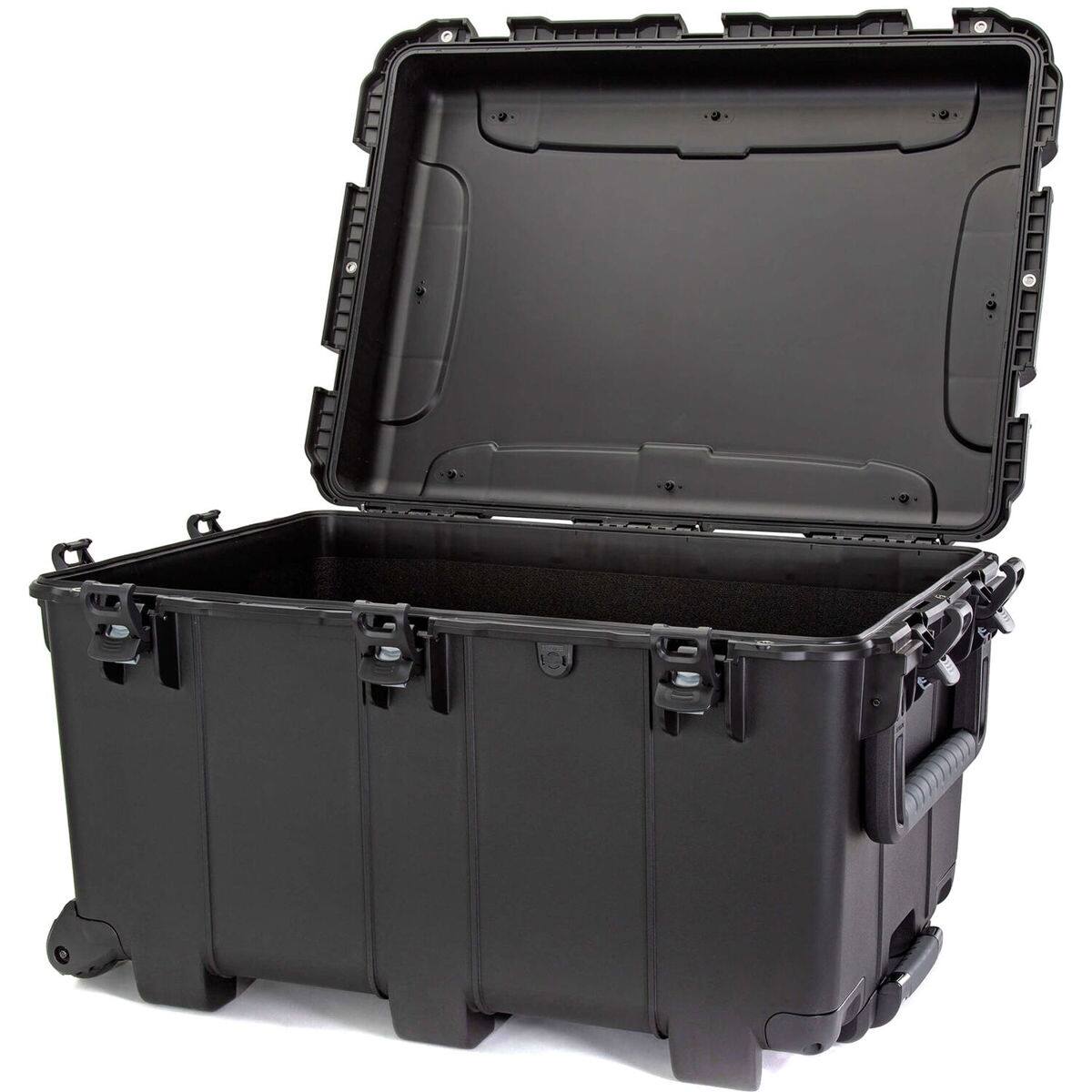 Alt View 3. NANUK - Nanuk 975 Wheeled Waterproof Standard Hard Case without Foam Insert, Black.