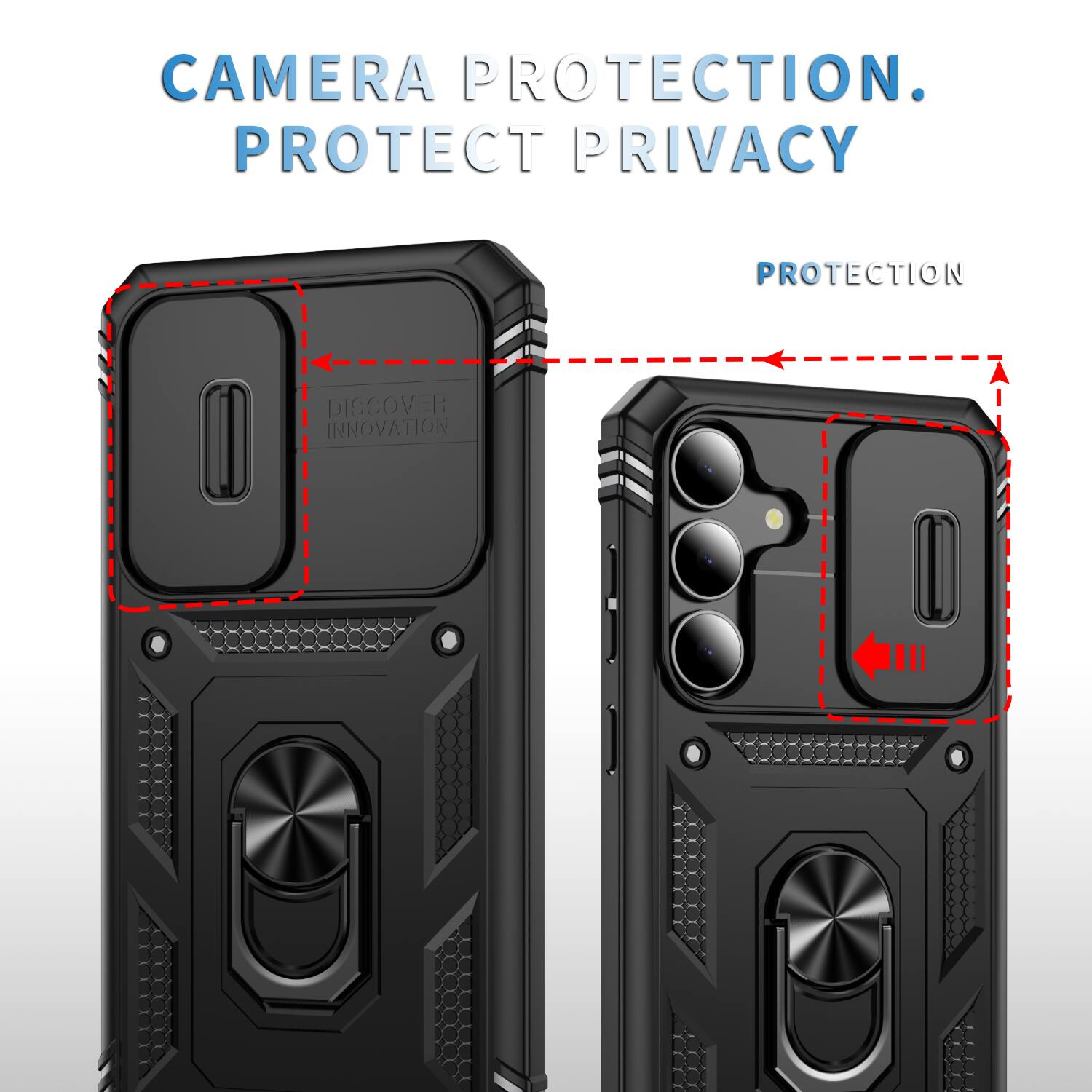 CAMERA PROTECTION. PROTECT PRIVACY. PROTECTION. DISCOVER INNOVATION
