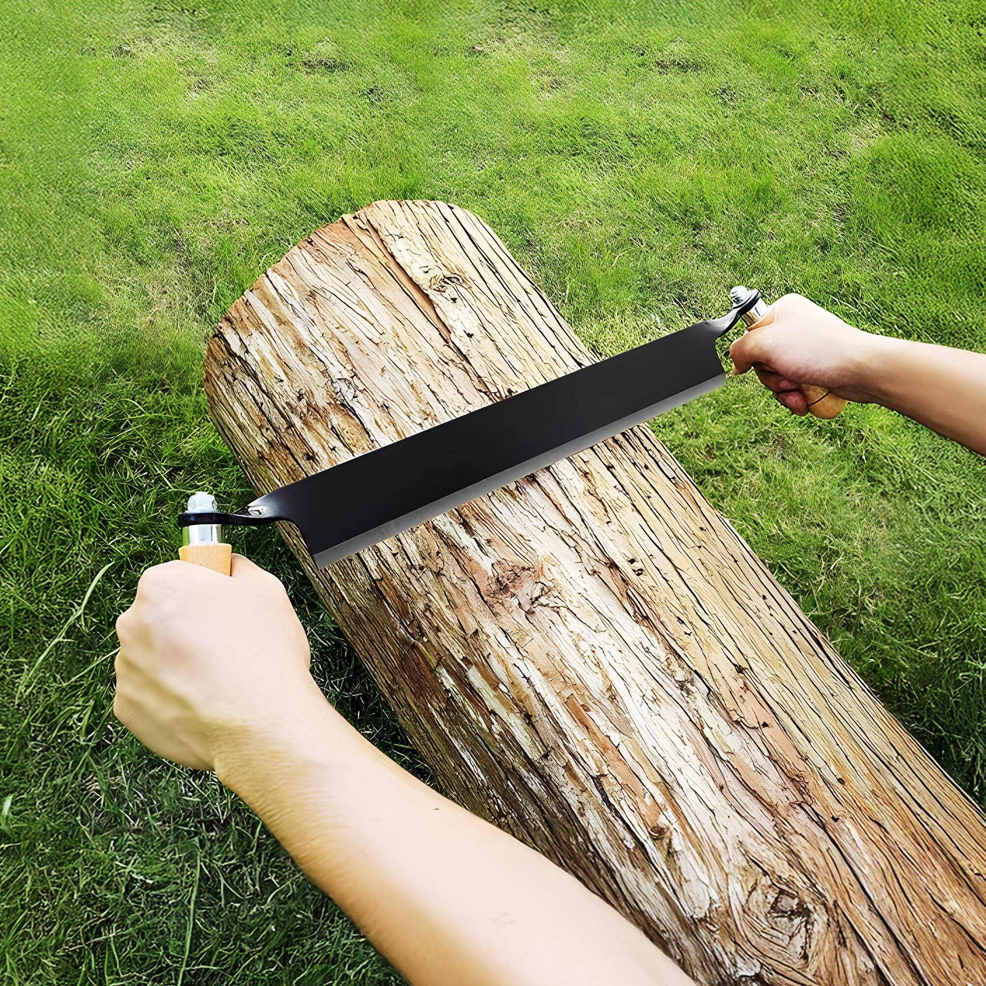 Alt View 2. Timber Tuff - Timber Tuff 10" Curved Wood Blade Draw Shave Knife Woodworking Tool, TMB-10DC.